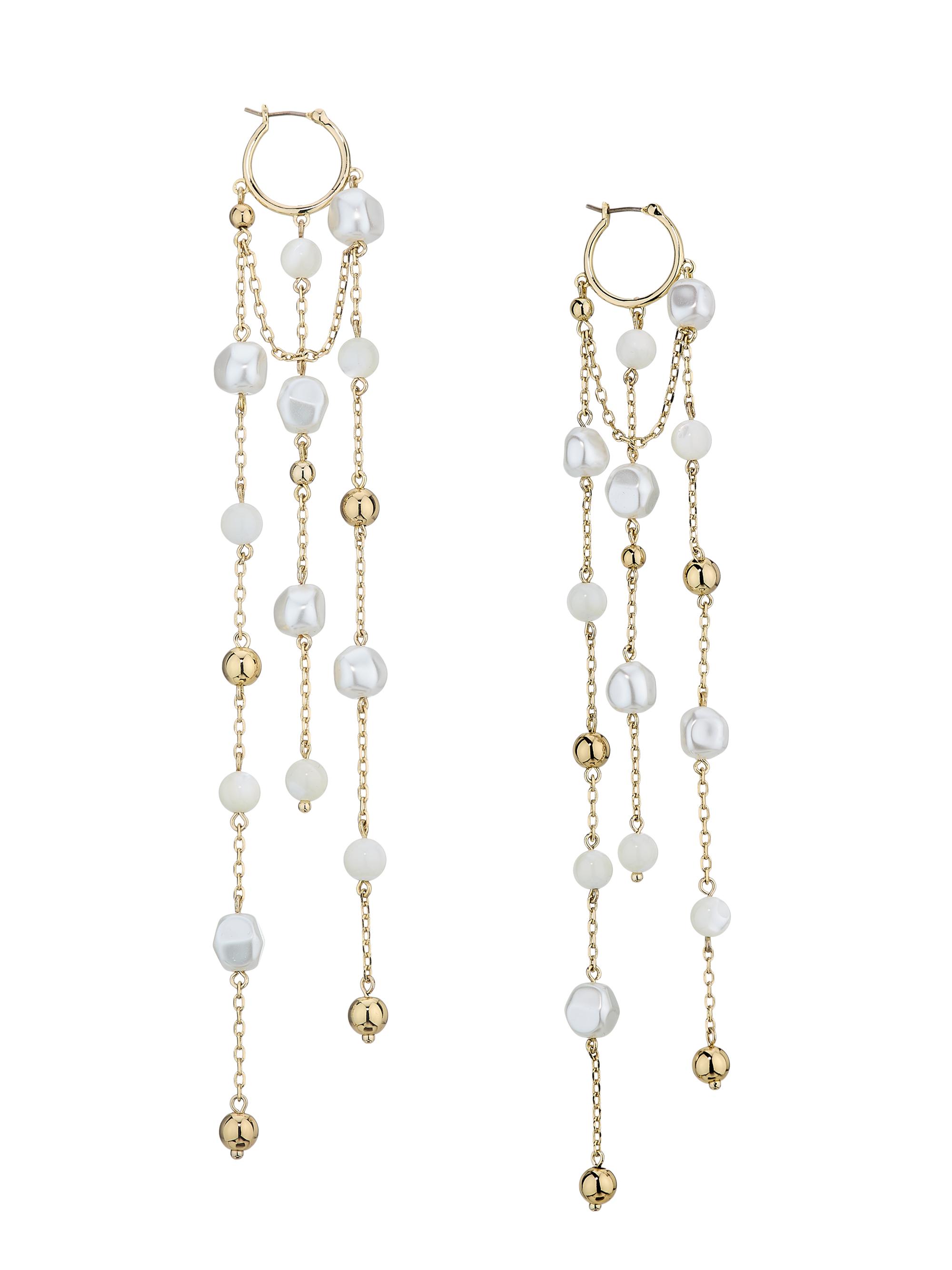 Ramy Brook Women's Nira Goldtone, Glass Bead & Imitation Pearl Drop Earrings - Gold