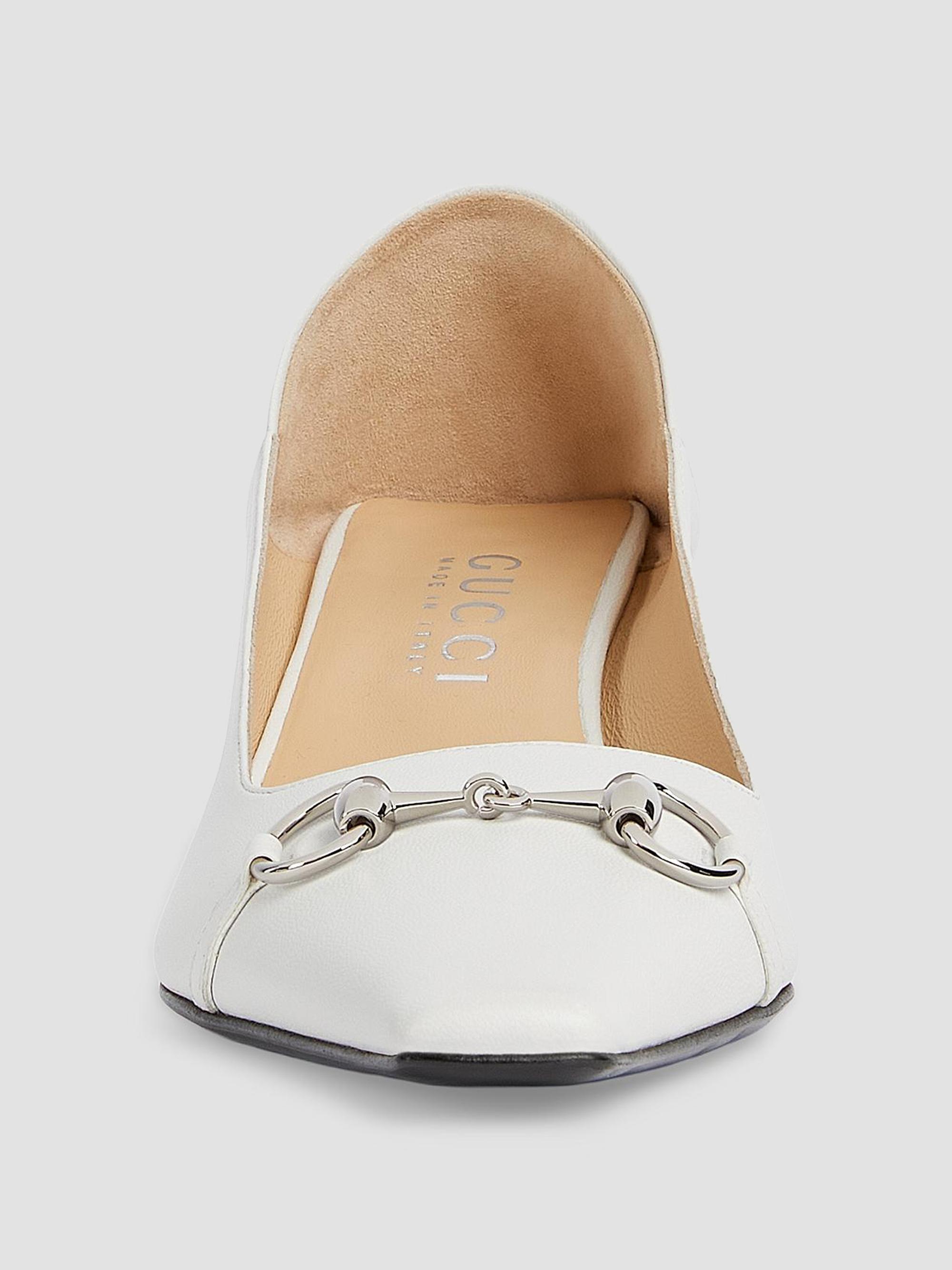 Gucci La Famiglia Neo 55MM Horsebit Leather Pumps | Saks Fifth Avenue
