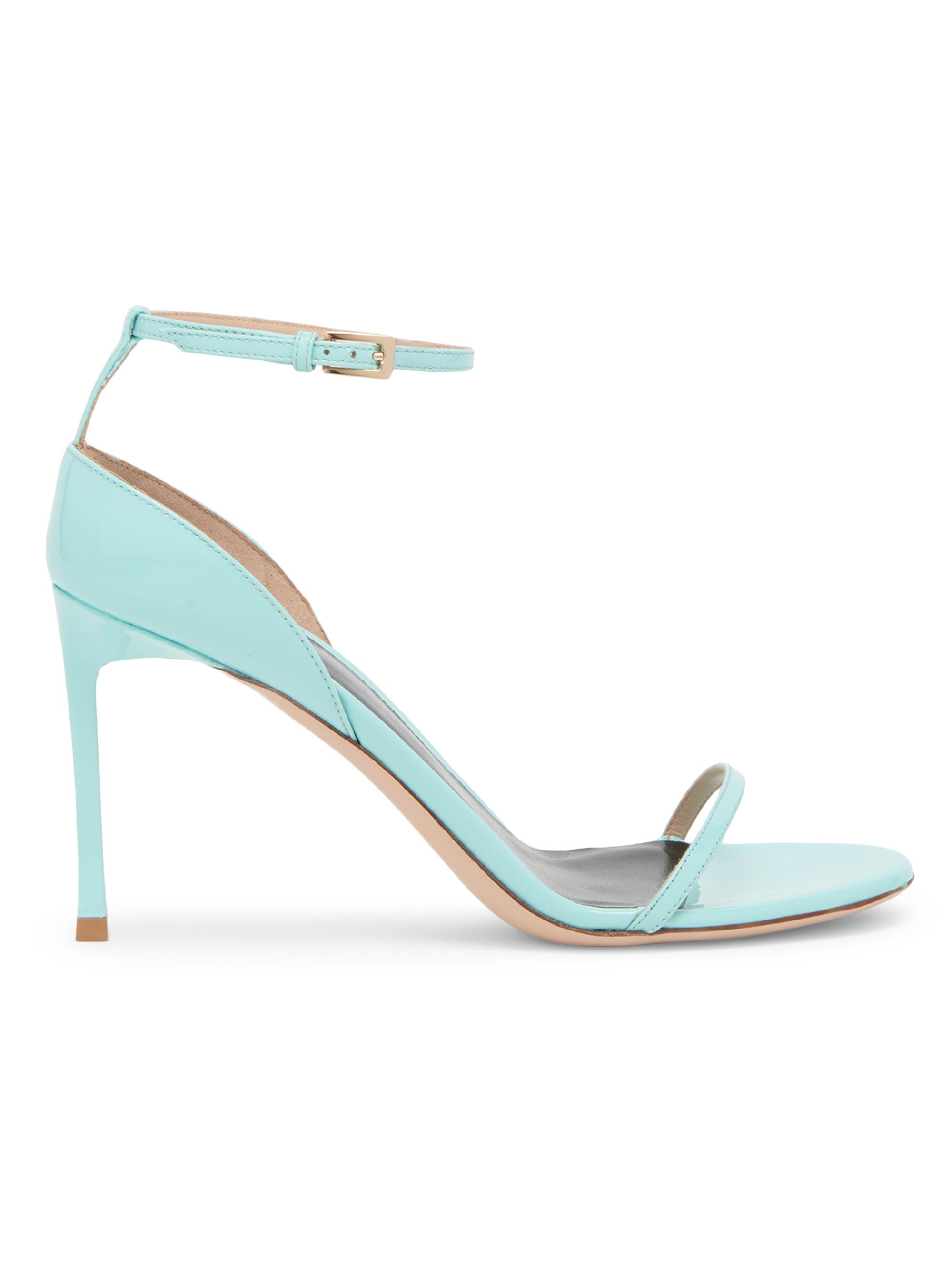 TOM FORD Women's 105MM Patent Leather Sandals - Aqua | Thumbnail 6
