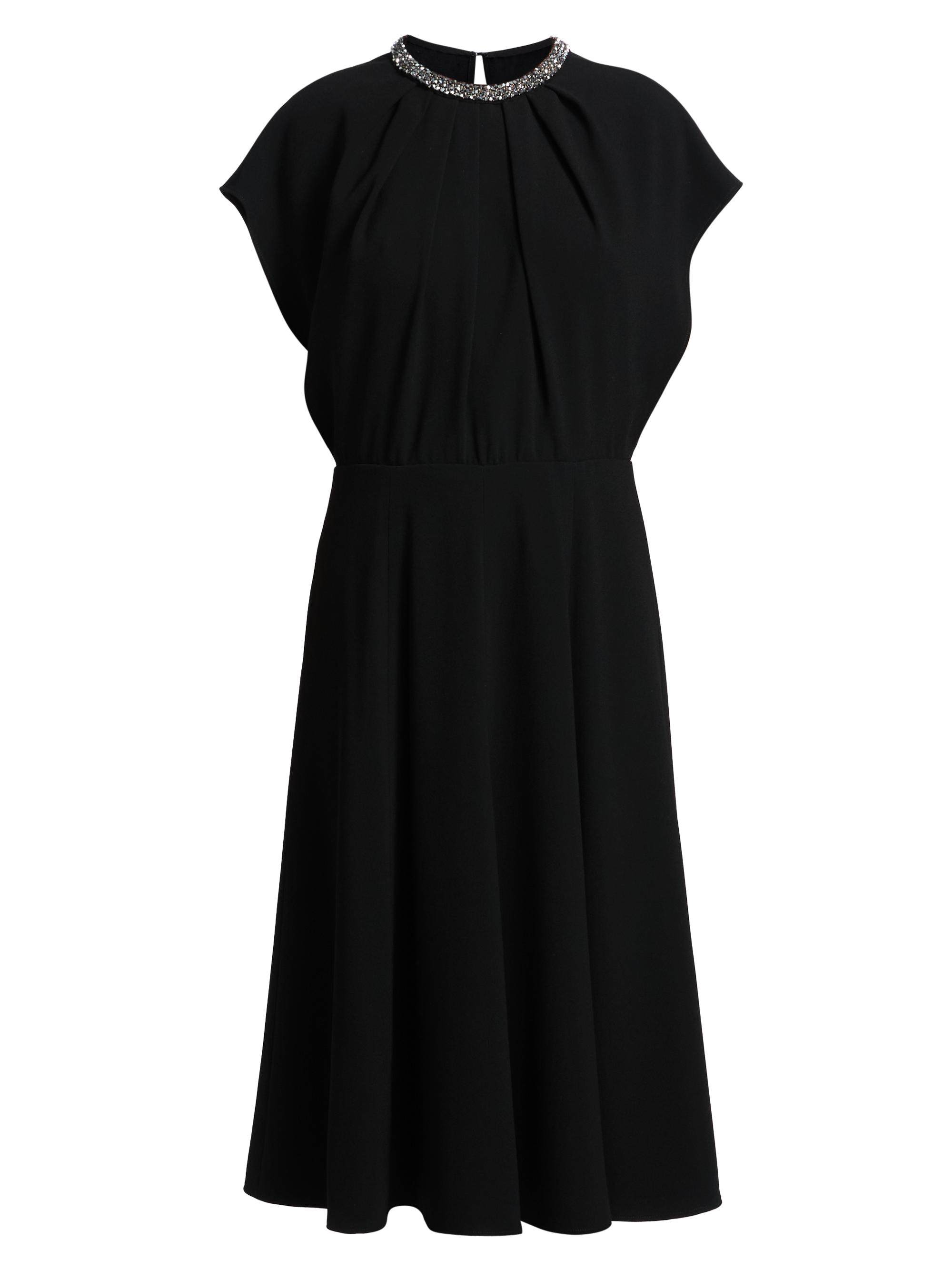 Teri Jon by Rickie Freeman Women's Embellished Cocktail Midi-Dress - Black