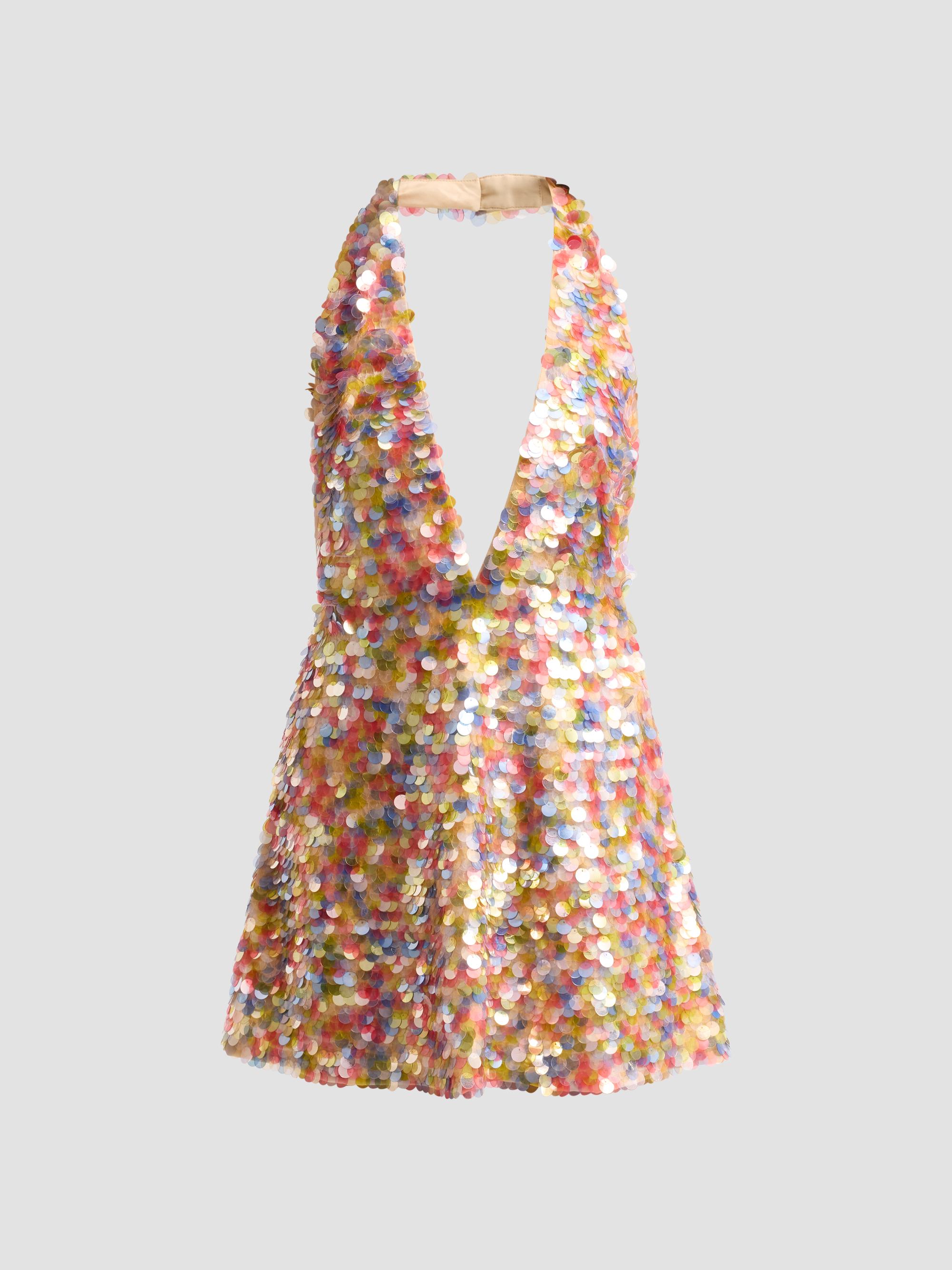 alice and olivia sequin leopard dress Alice + Olivia Leopard Sequin Sheath Dress Nude Size 2