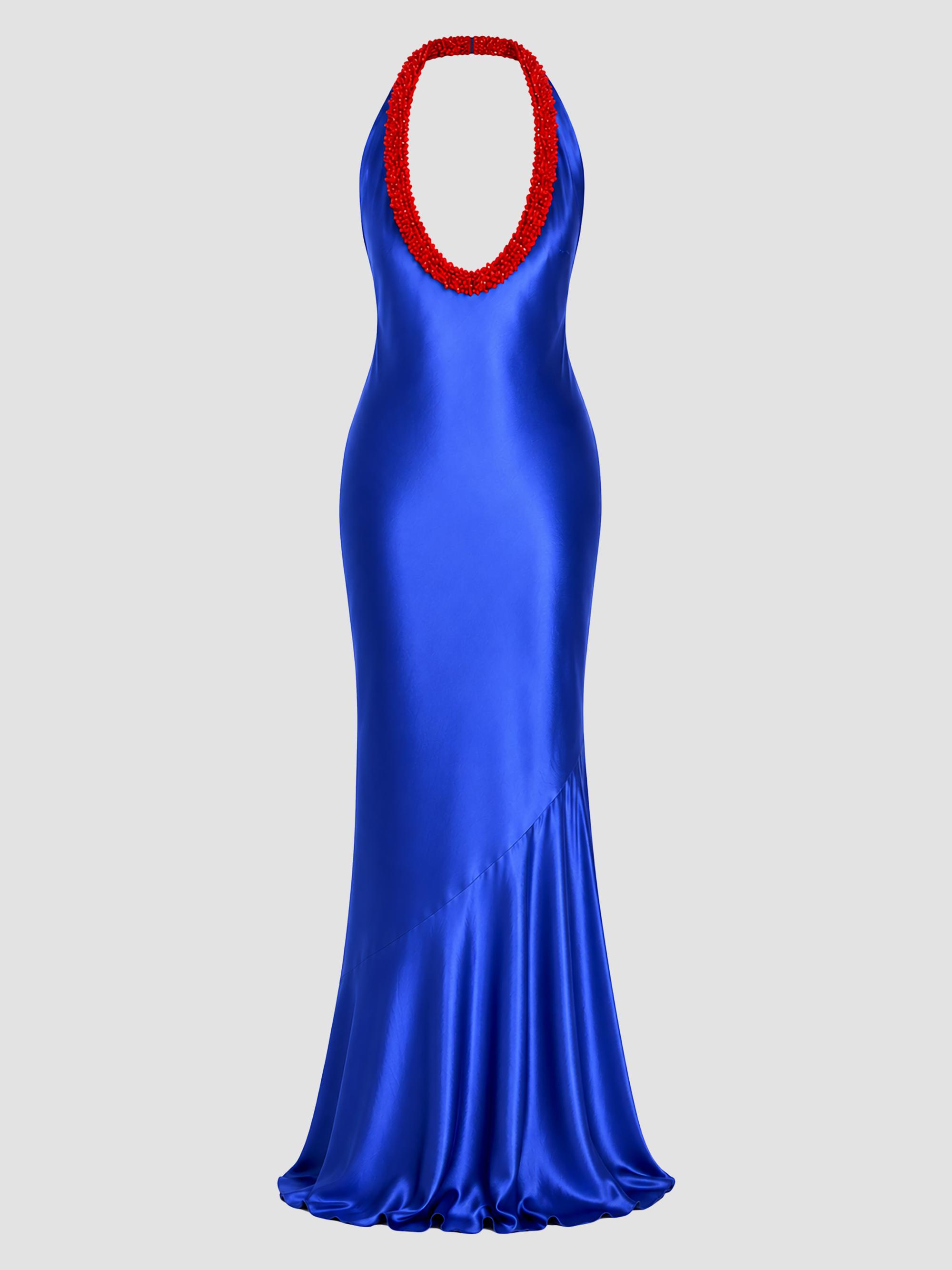 Retrofête Women's Aireliene Embroidered Maxi Dress - Santorini
