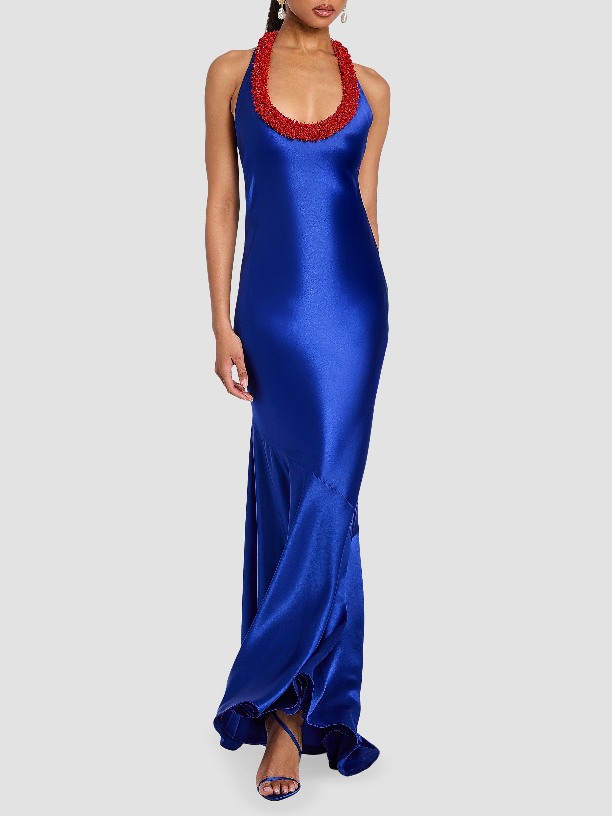 Retrofête Women's Aireliene Embroidered Maxi Dress - Santorini | Thumbnail 4