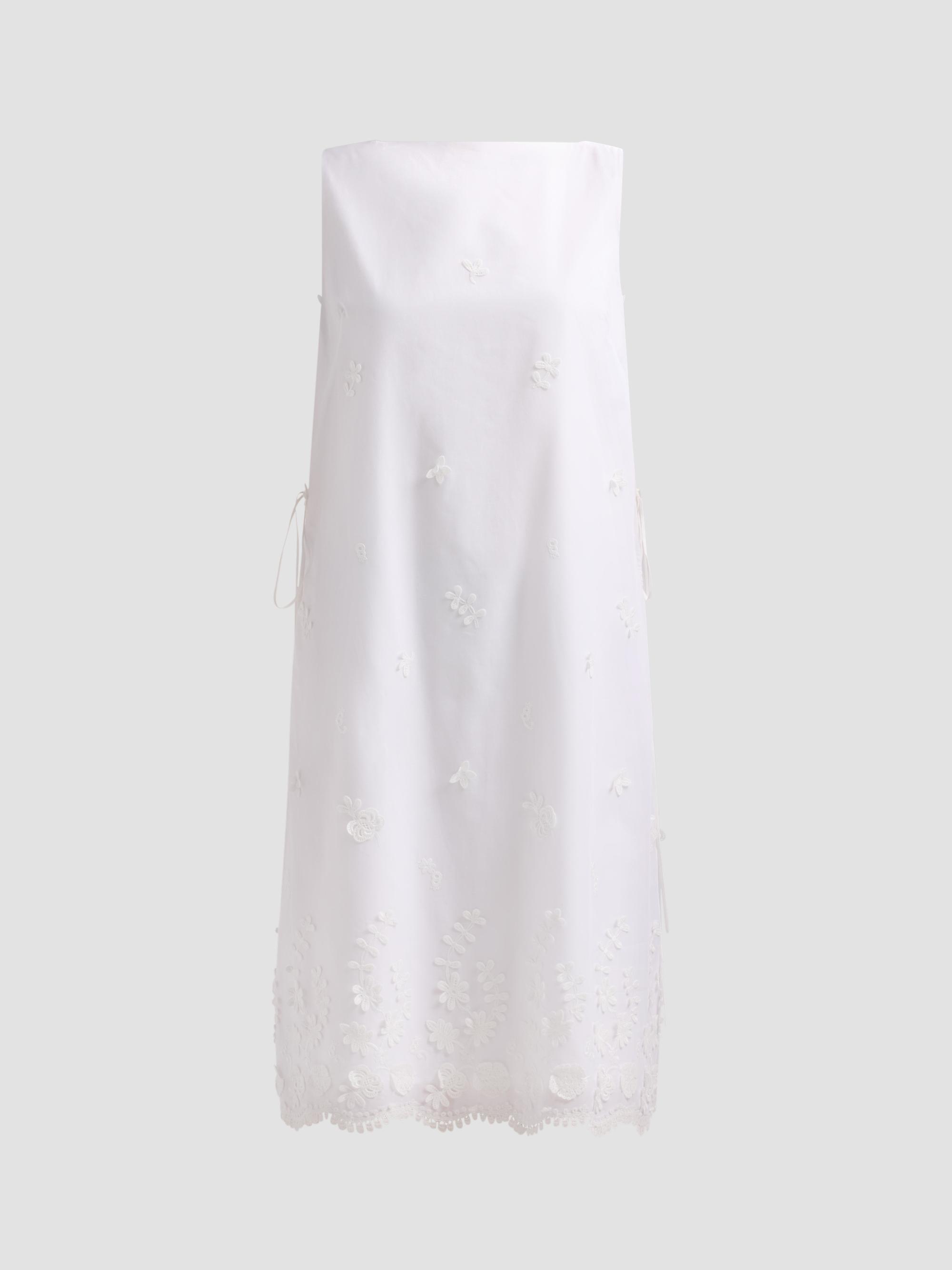 Altuzarra Women's Frida Cotton Shift Dress - Optic White - Women's Clothing