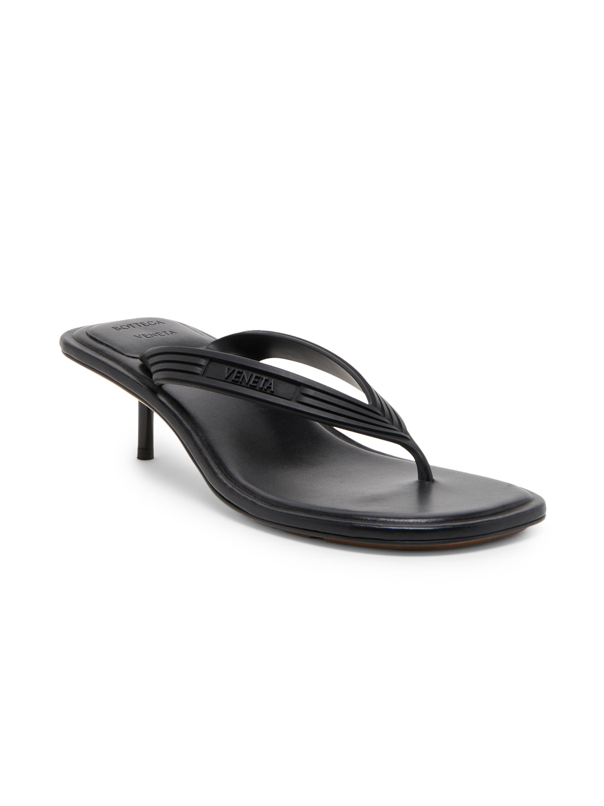 Bottega Veneta Sampieri Kitten-Heel Sandals | Saks Fifth Avenue
