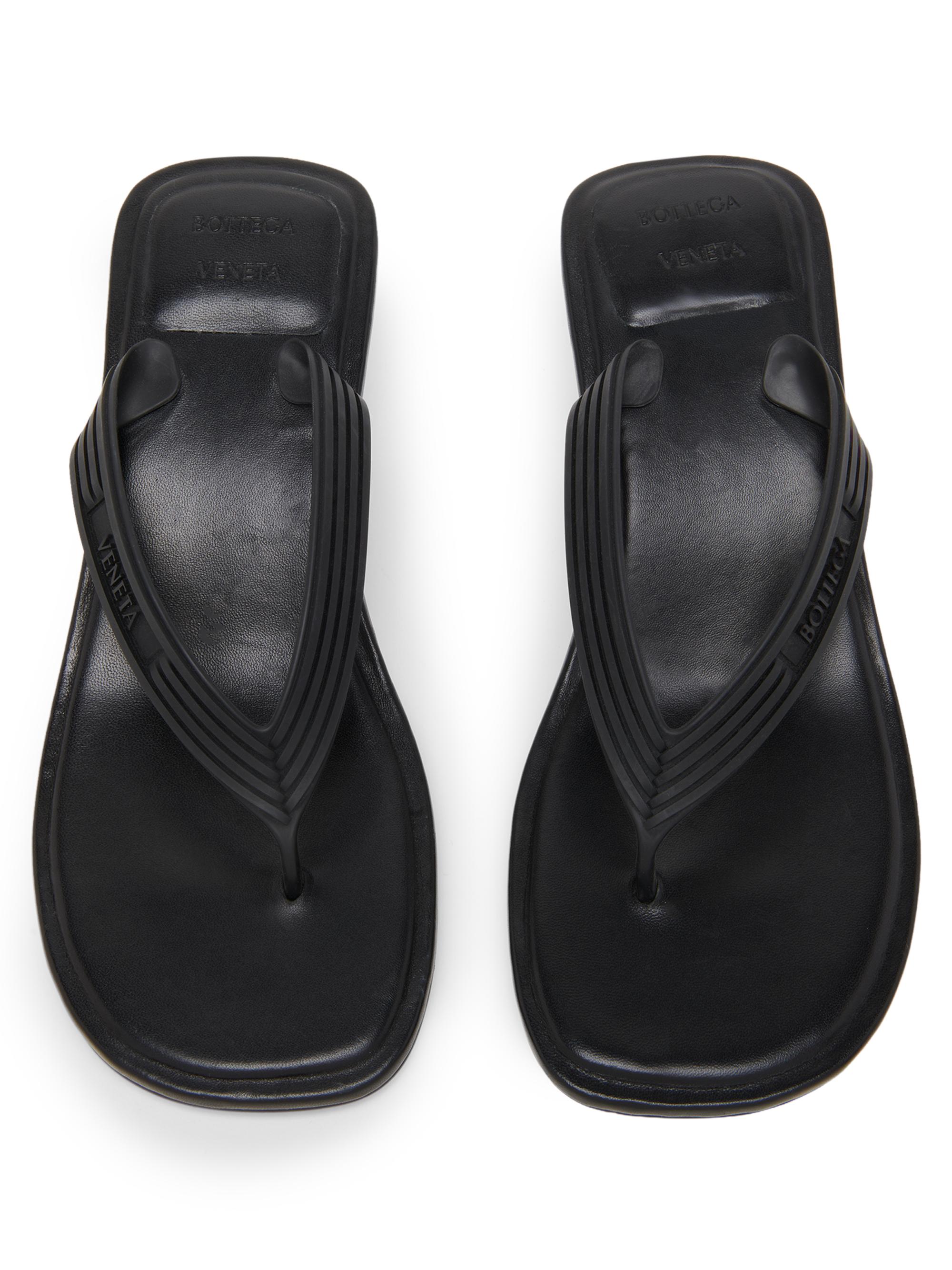 Bottega Veneta Sampieri Kitten-Heel Sandals | Saks Fifth Avenue