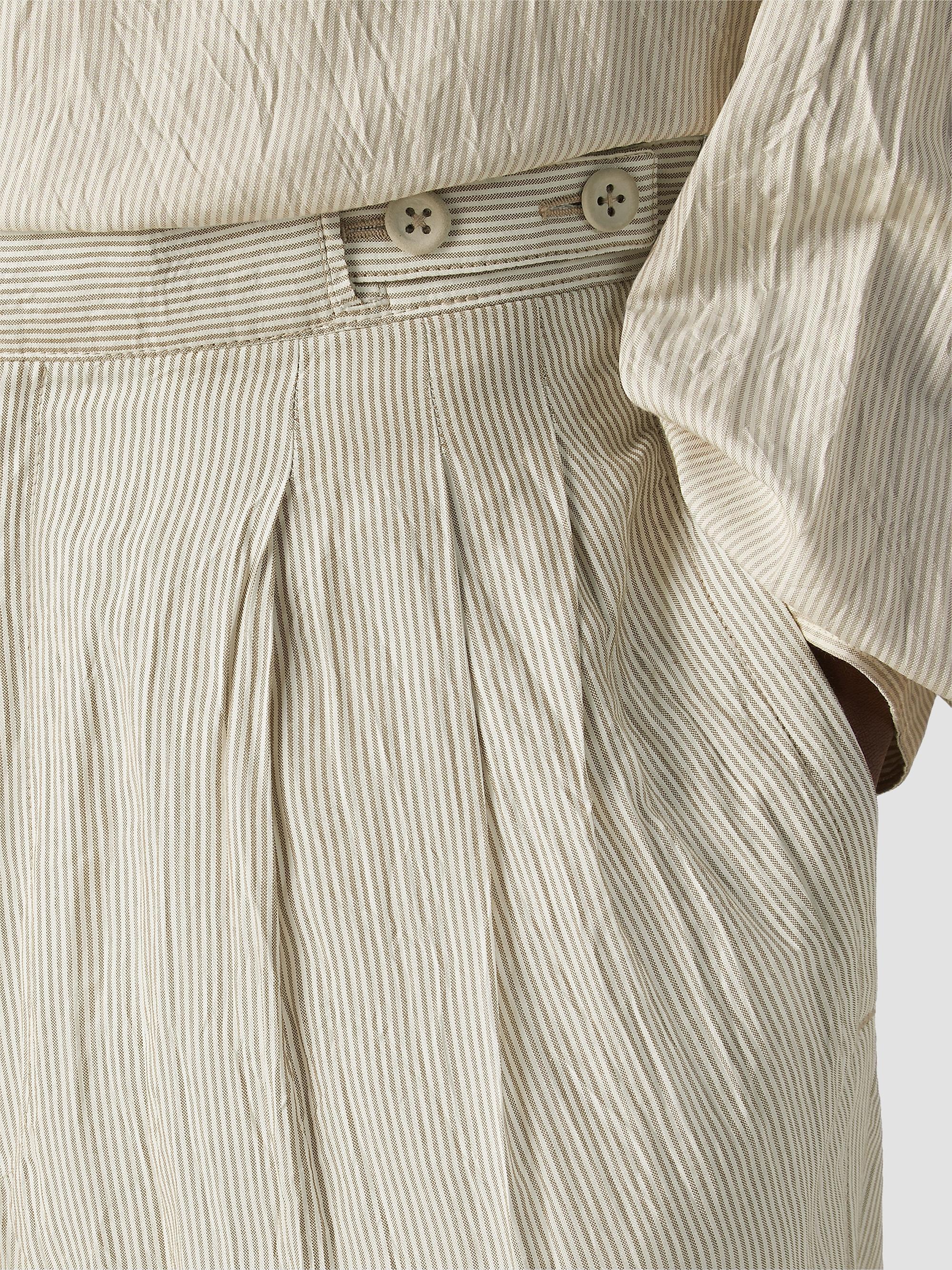 ZEGNA Men's Silk Pants - White Light Grey | Thumbnail 6