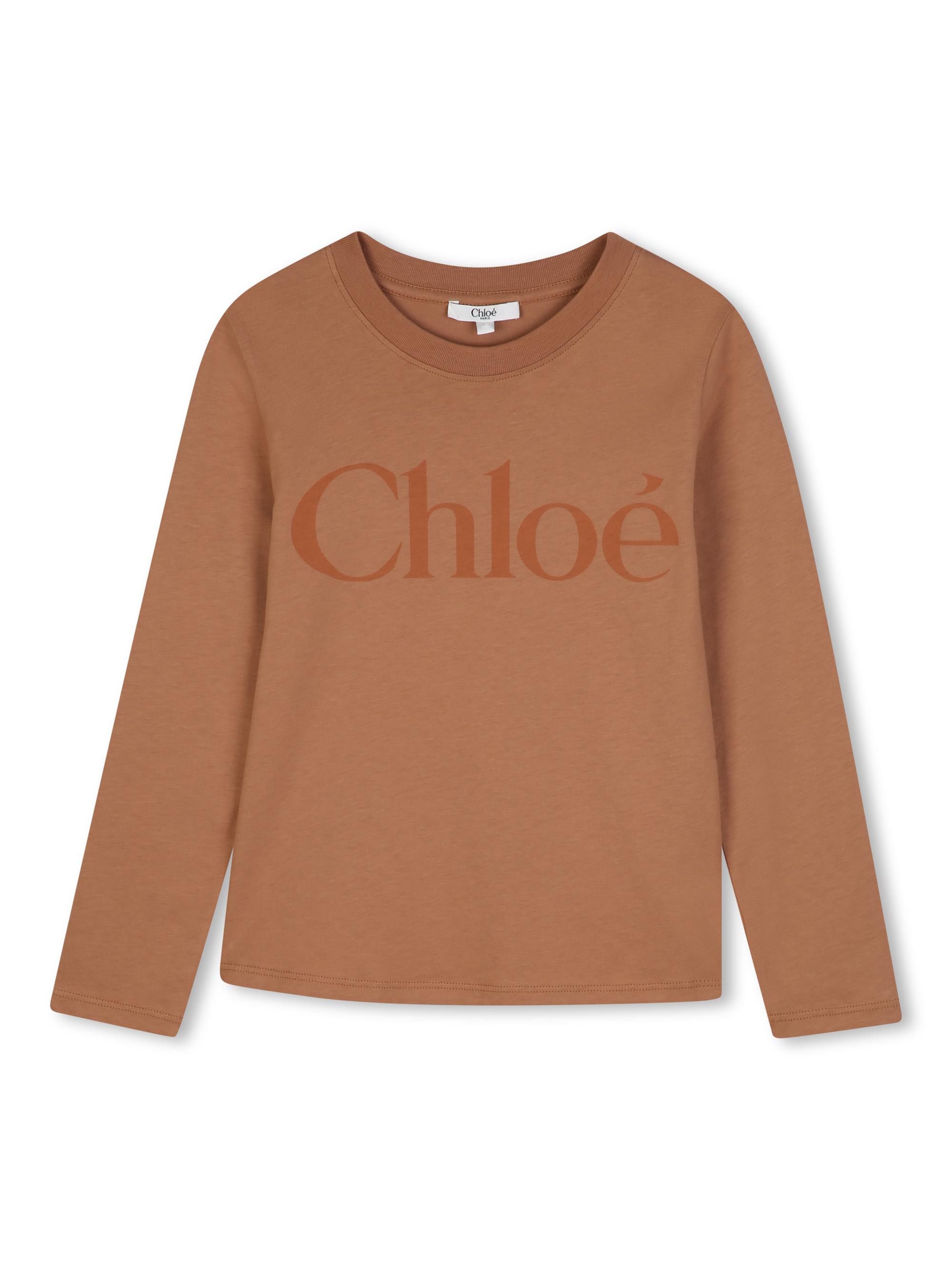 Chloé Little Girl's & Girl's Logo Long-Sleeve T-Shirt - Thrush | Thumbnail 4