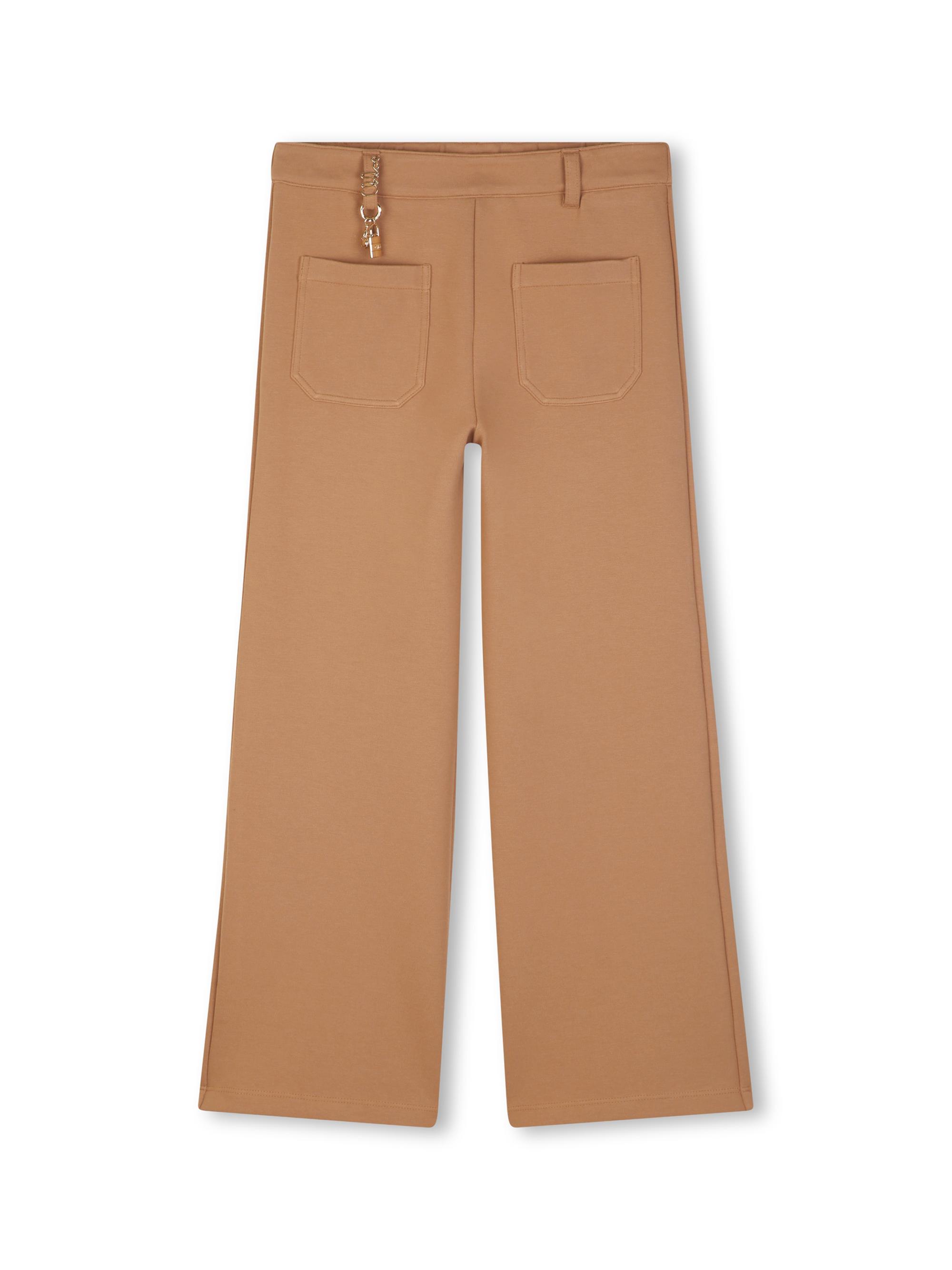 Chloé Little Girl's & Girl's Cotton-Blend Trousers - Thrush | Thumbnail 6