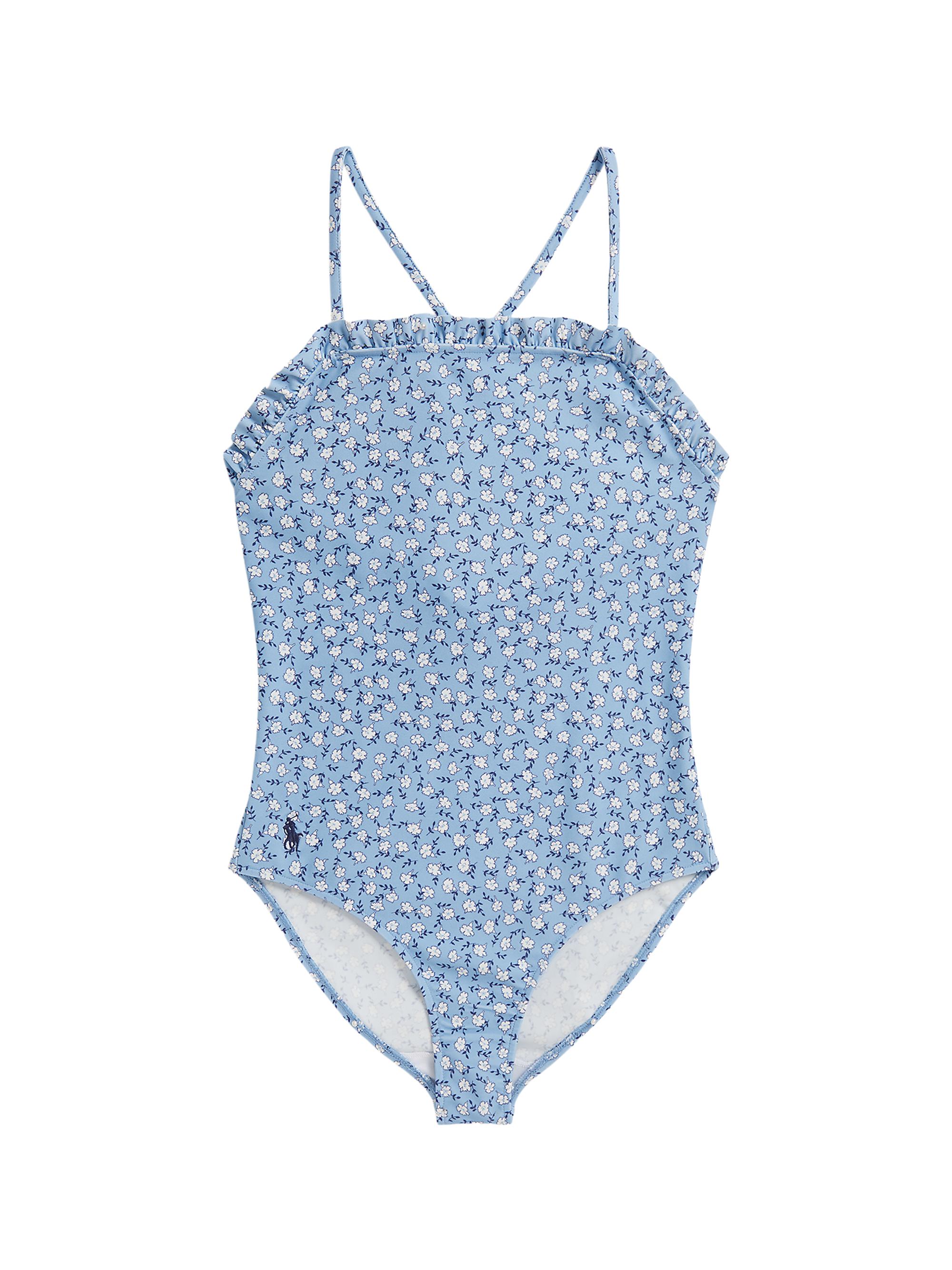 Burberry Little Girl's & Girl's Babette Frill Check Bikini | Saks