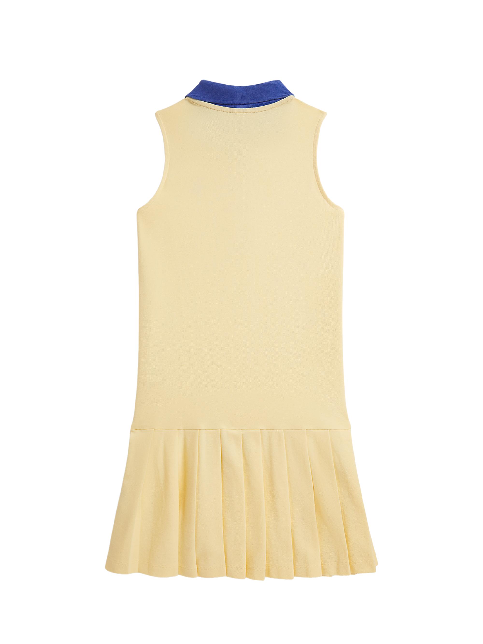 Polo Ralph Lauren Little Girl's & Girl's Pleated Mesh Half-Zip Polo  Shirtdress | Saks Fifth Avenue
