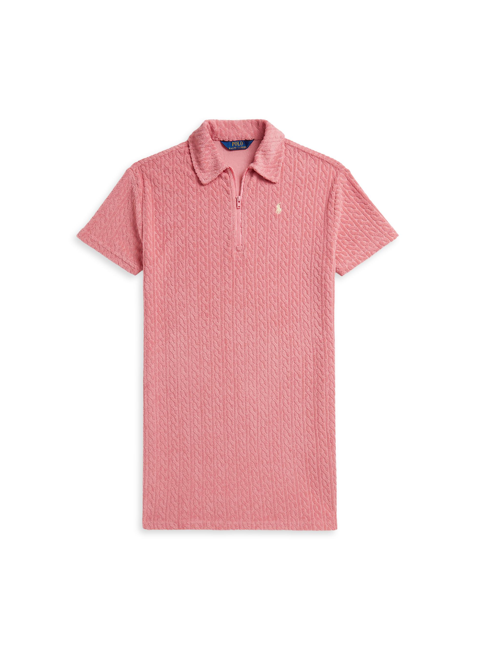 Polo Ralph Lauren Little Girl's & Girl's Cable-Knit Terry Half-Zip