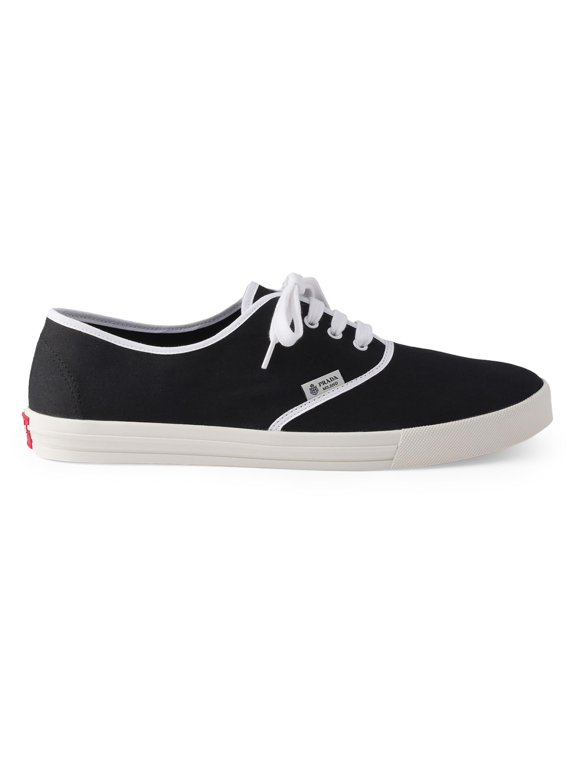 Prada Drill Fabric Sneakers | Saks Fifth Avenue