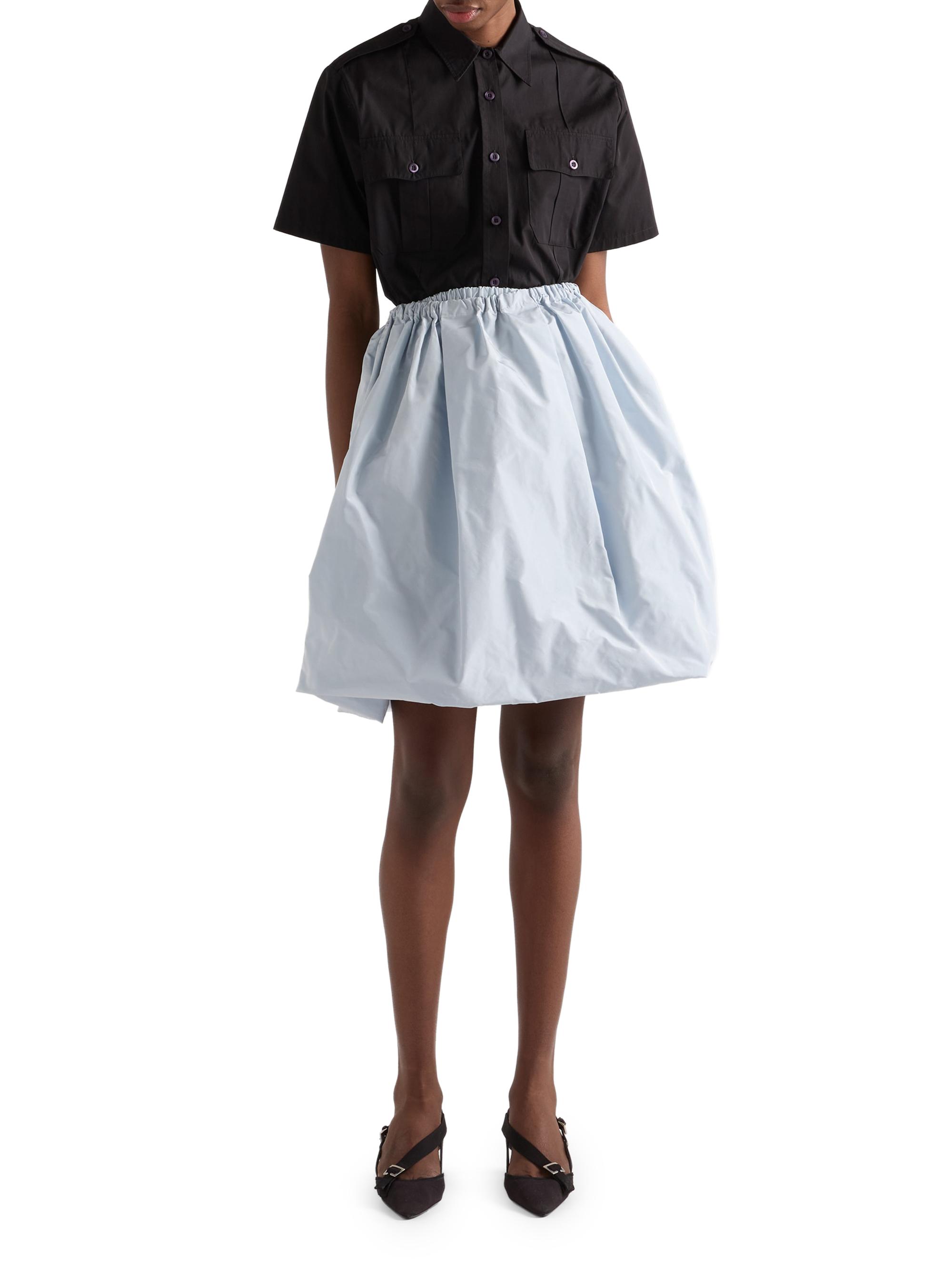 Prada Technical Taffeta Skirt | Saks Fifth Avenue