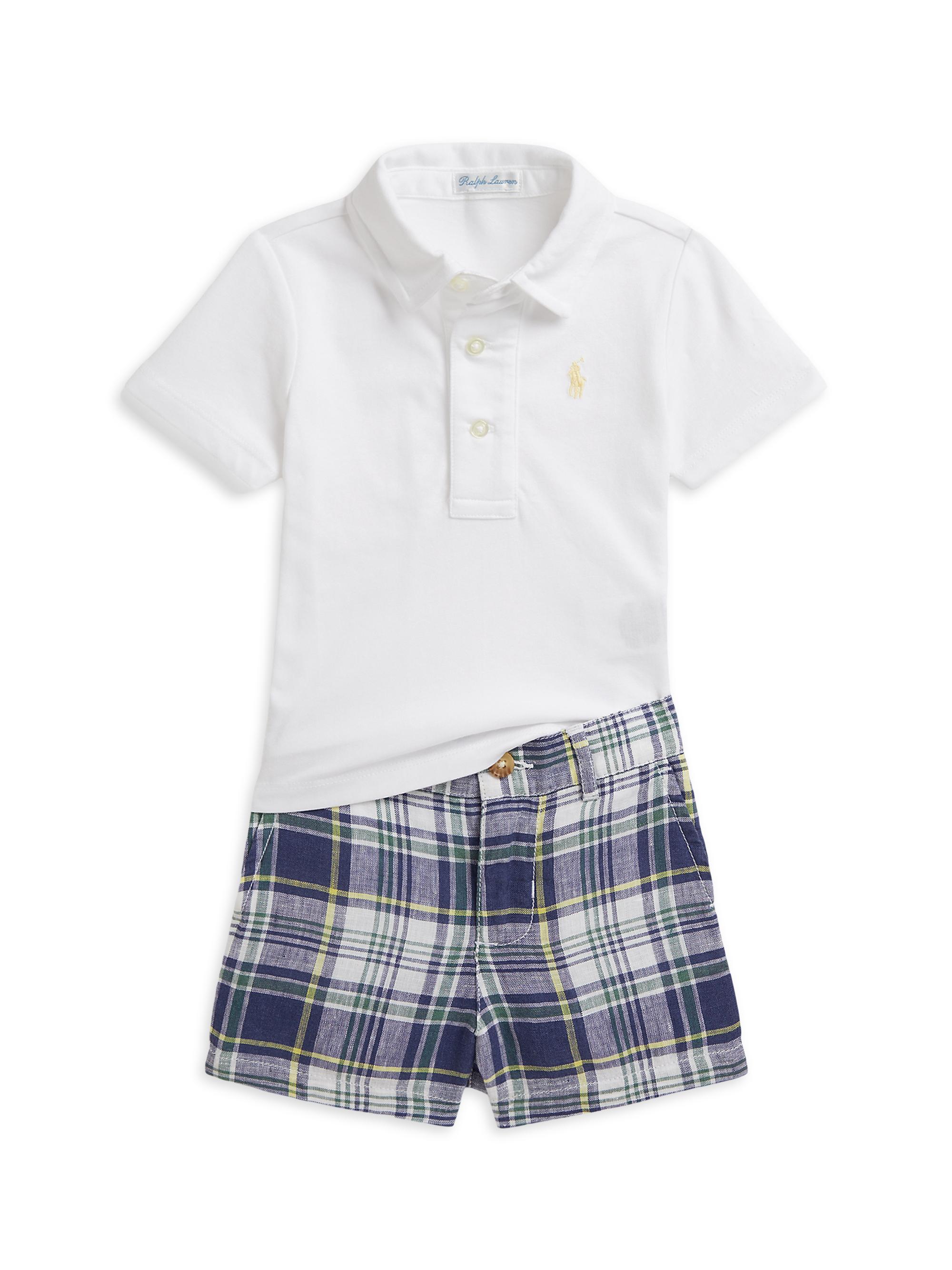 Polo Ralph Lauren Baby Boy's 7-Piece Cotton Essentials Gift Set
