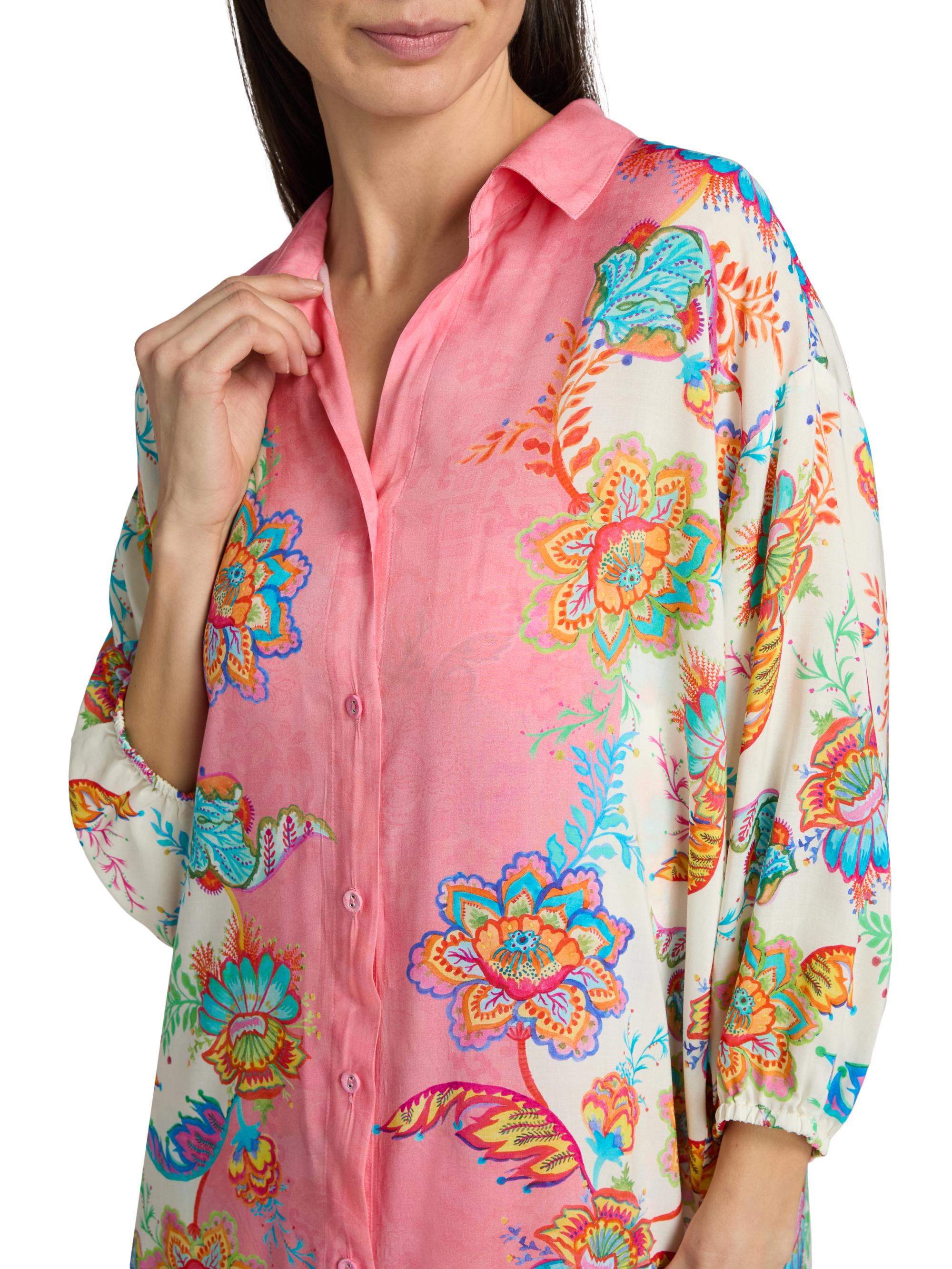 Johnny Was Women's Roisin Floral Mini-Shirtdress - Roisin | Thumbnail 5