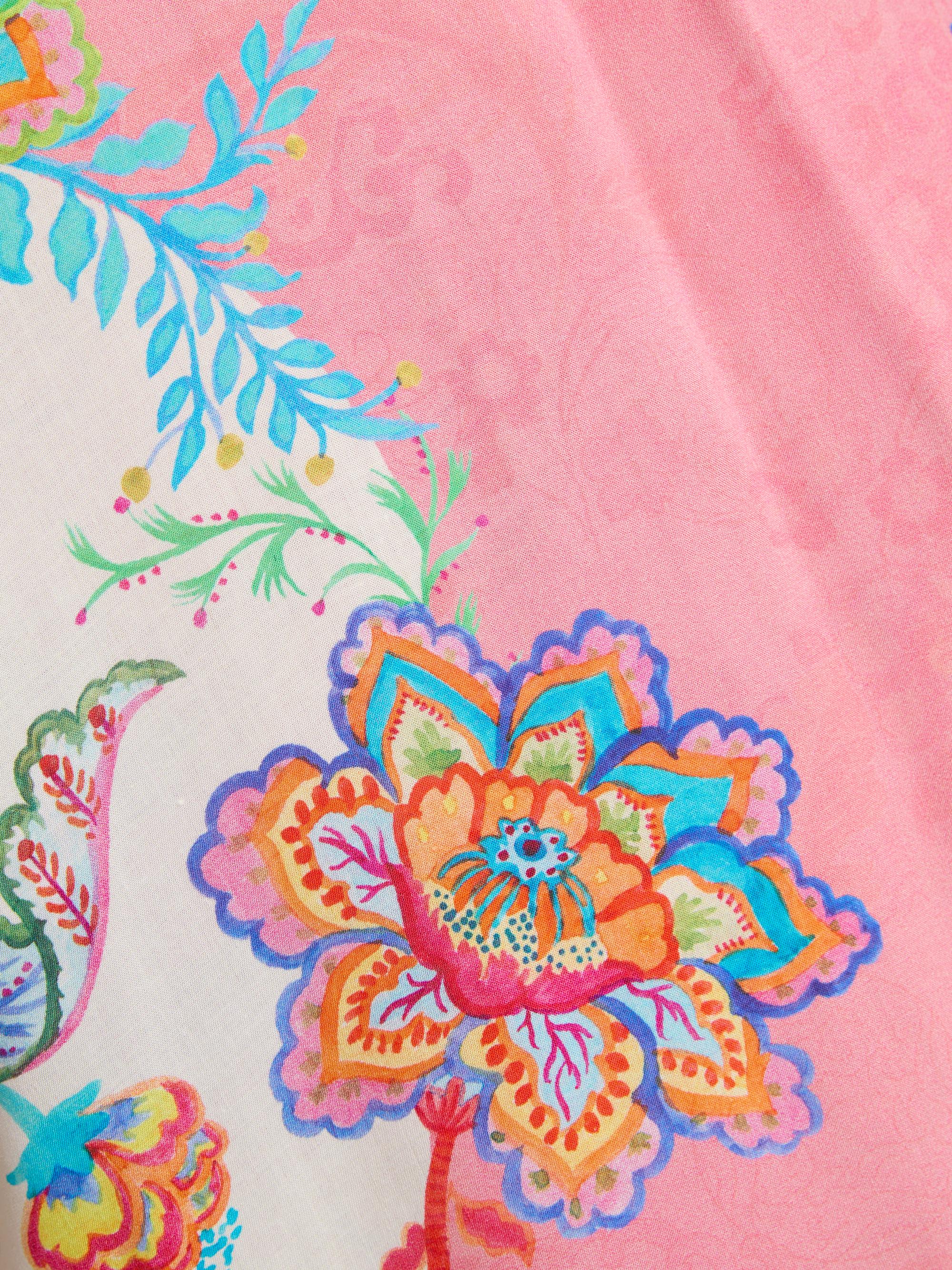 Johnny Was Women's Roisin Floral Mini-Shirtdress - Roisin | Thumbnail 6