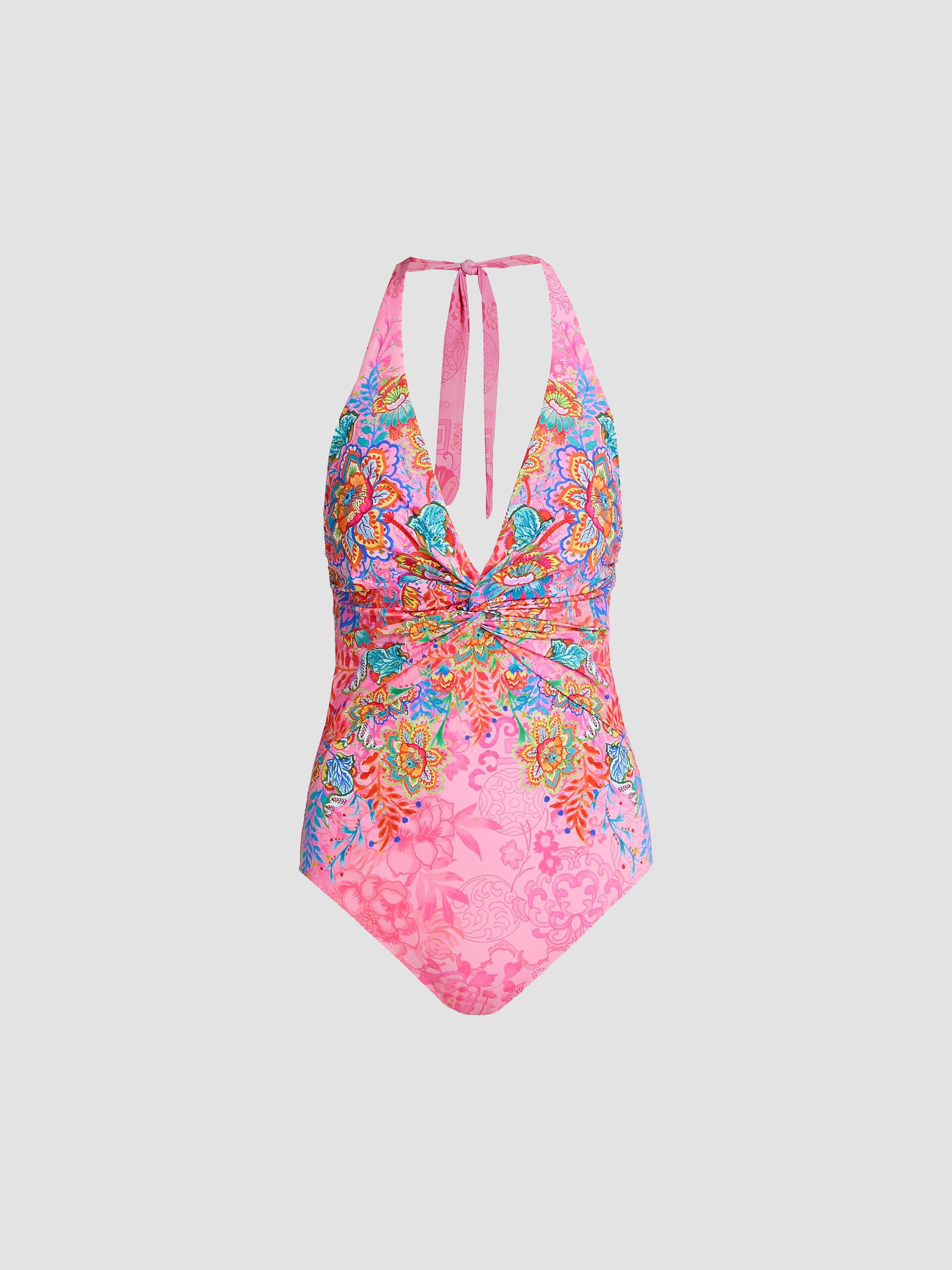 Johnny Was Lilliana Lanthe Reversible One-Piece Swimsuit | Saks