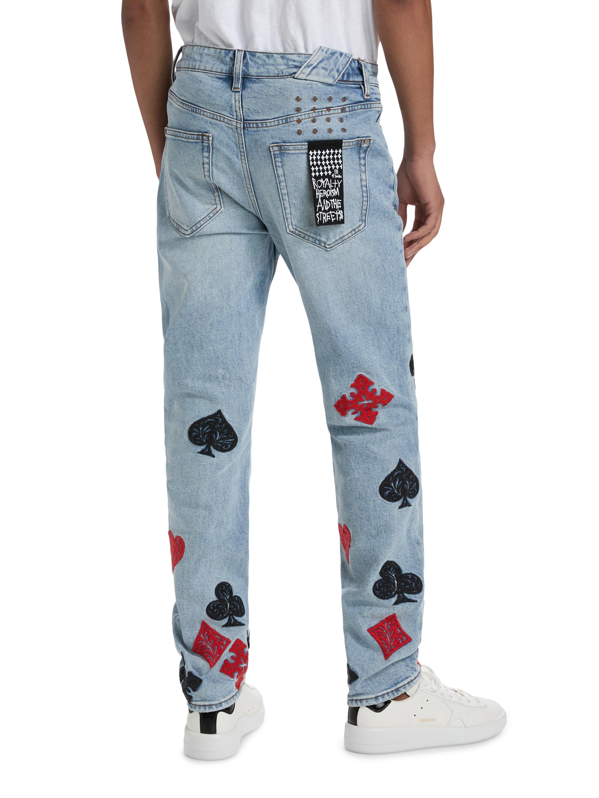 Ksubi Chitch Duke Card-Motif Jeans | Saks Fifth Avenue