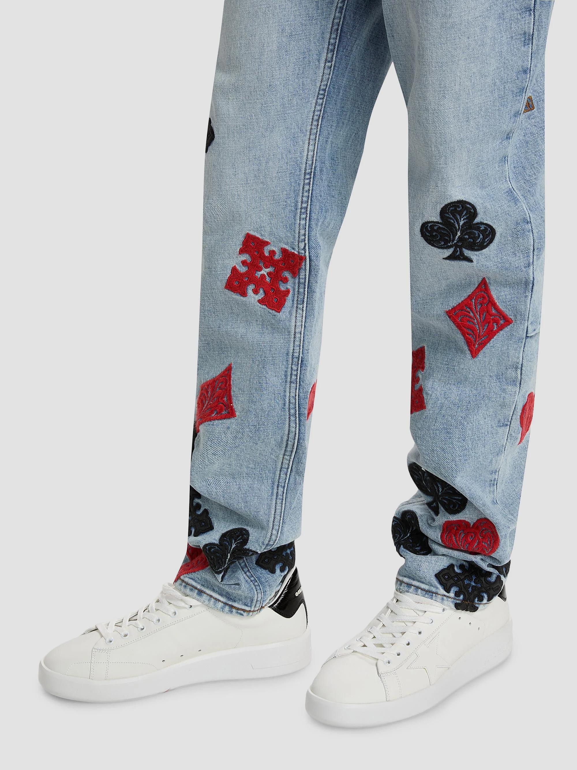 Ksubi Chitch Duke Card-Motif Jeans | Saks Fifth Avenue
