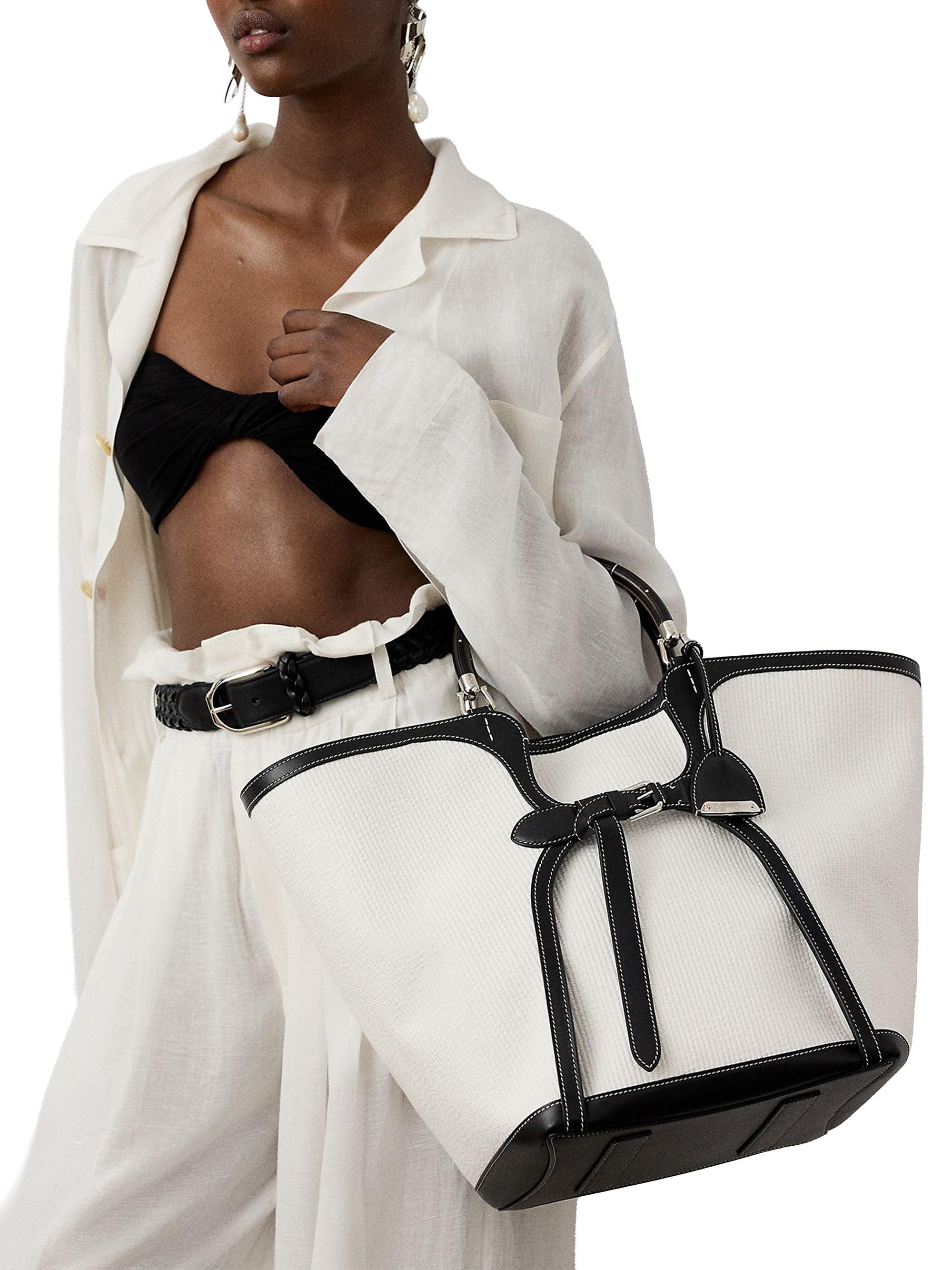 Ralph Lauren Collection Women's The Ralph  Tote Bag - Cream Black