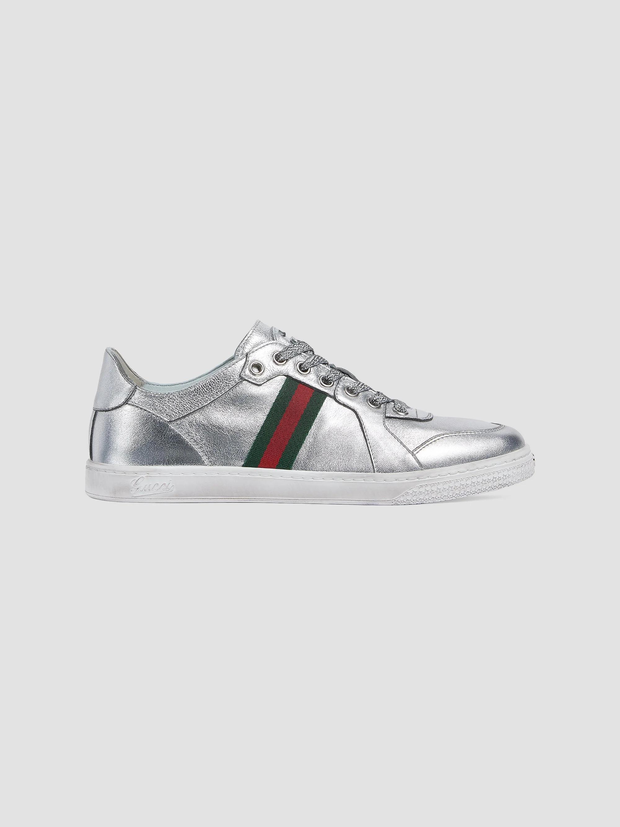 Gucci New Ace Bee Embroidered Sneakers | Saks Fifth Avenue