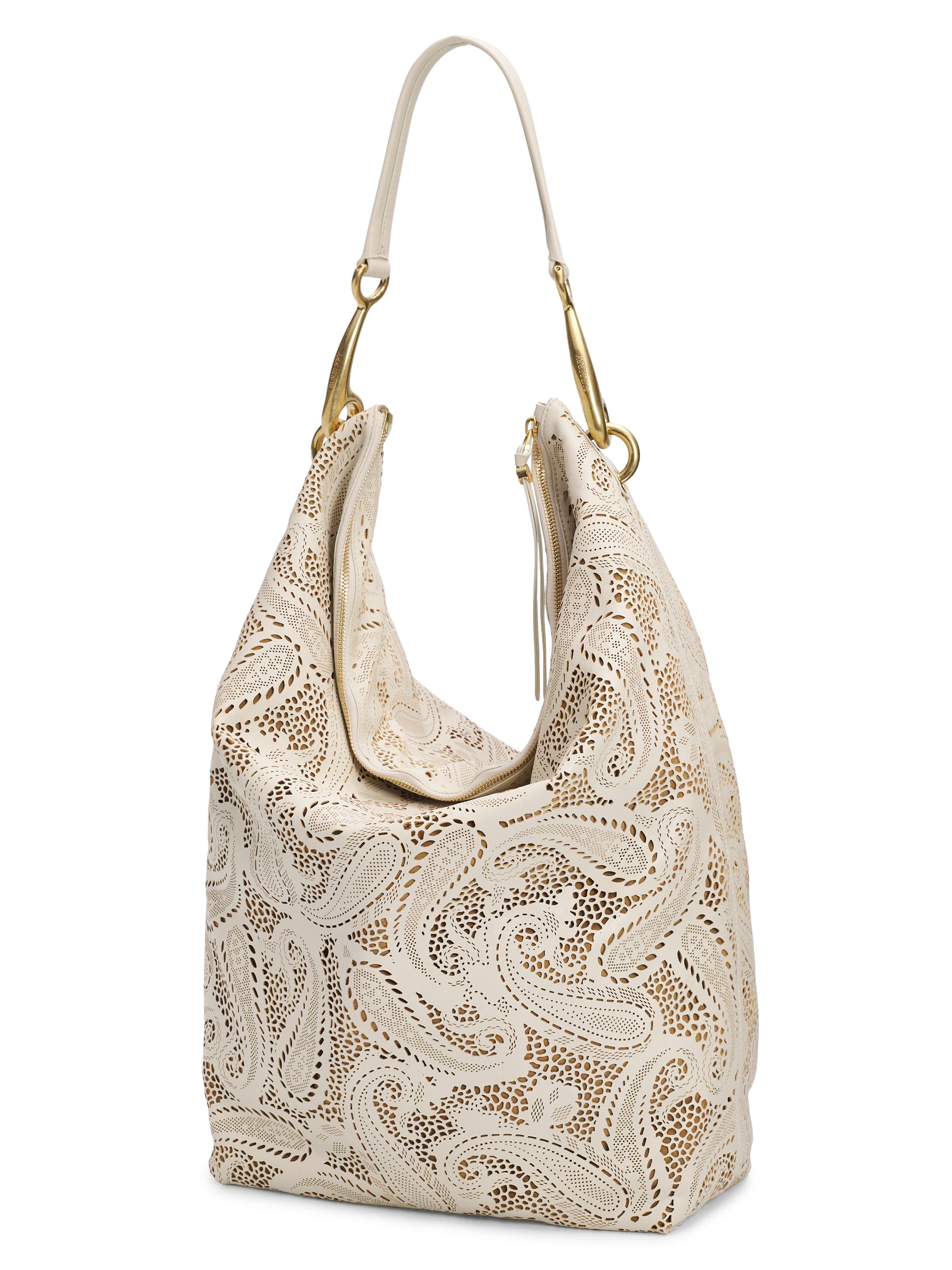 Burberry Bridle Large Paisley Leather Hobo Bag | Saks Fifth Avenue