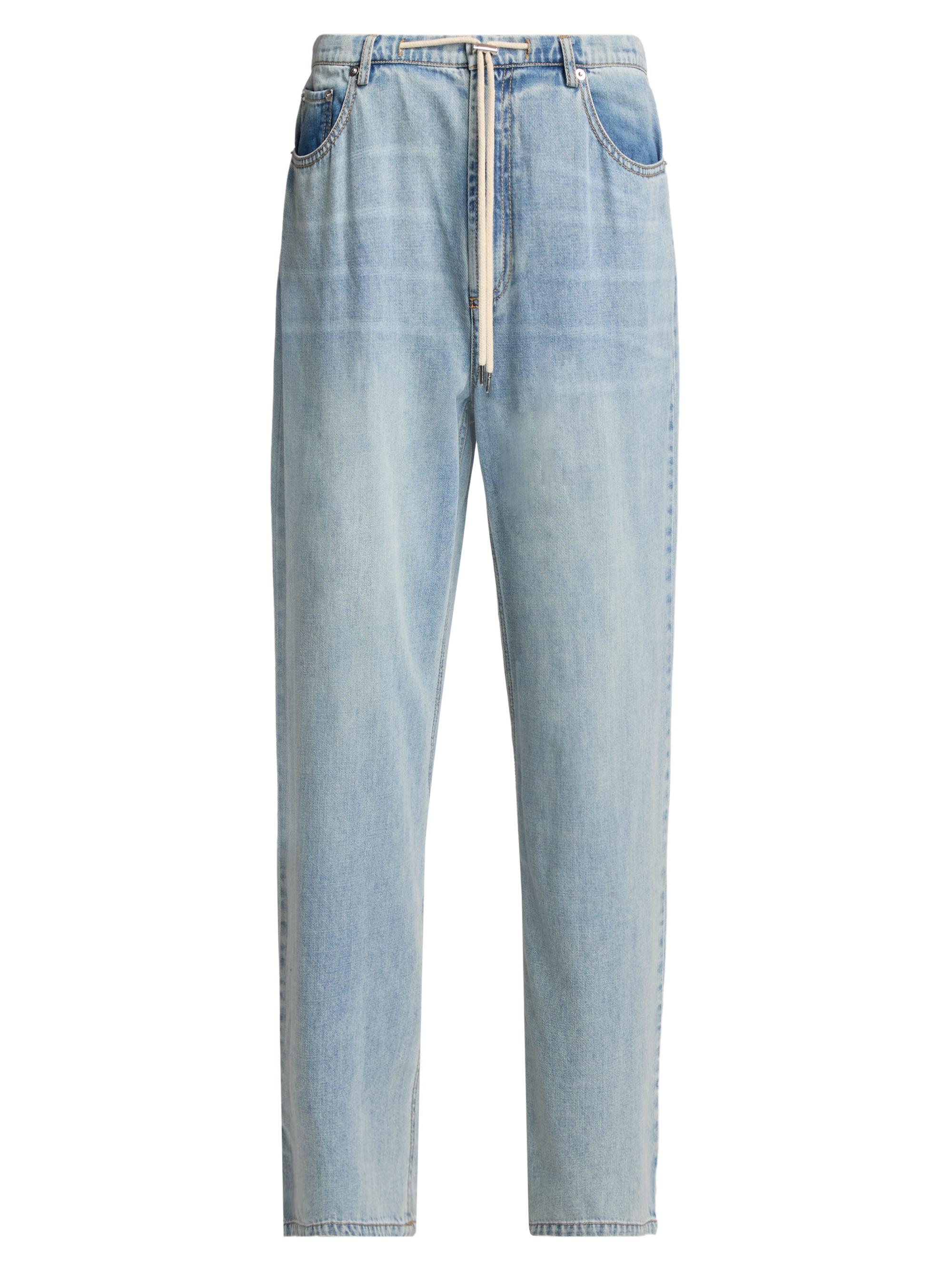 Normandie Whiskered Wide-Leg Jeans