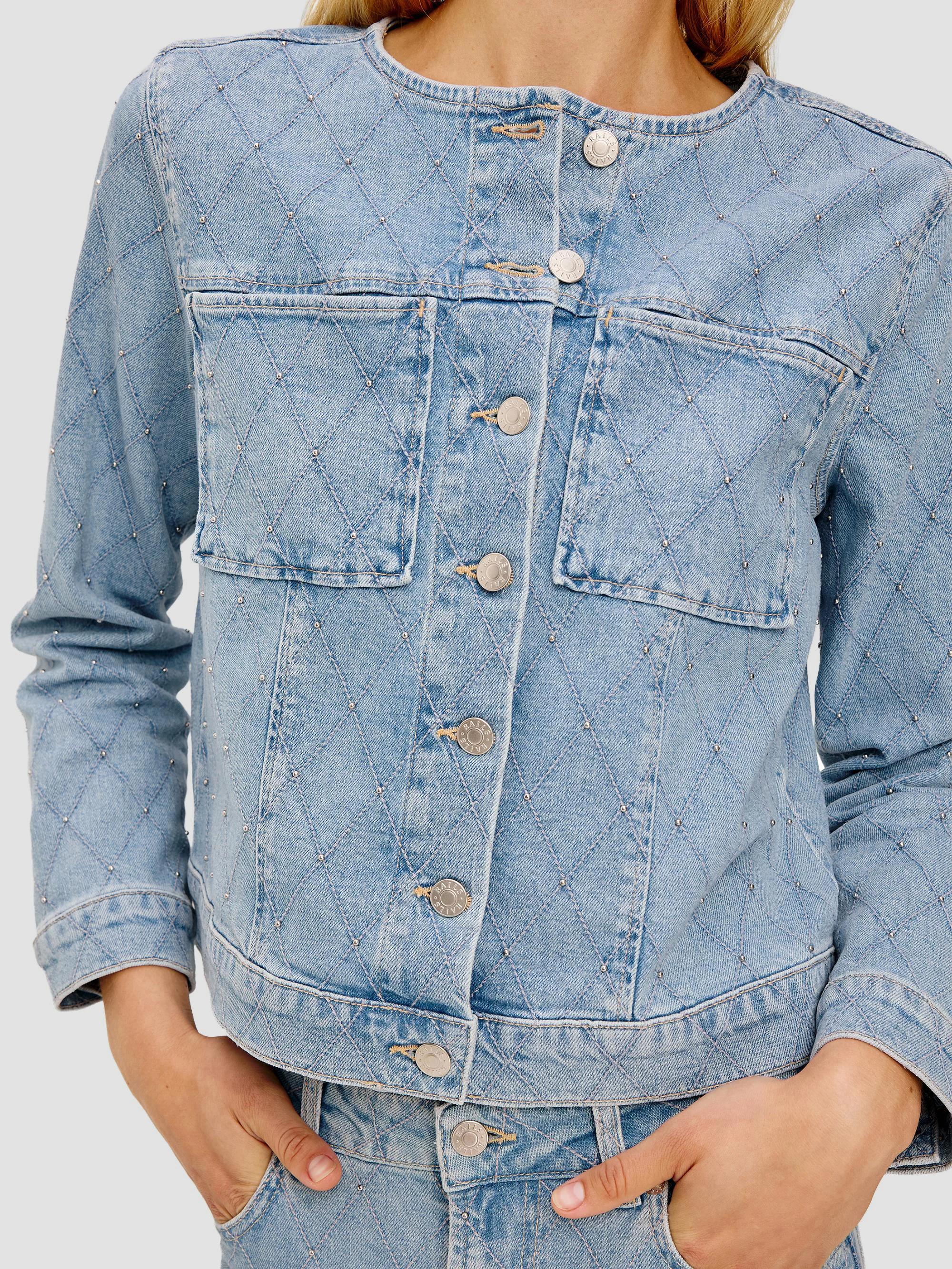 Rails Lido Washed Denim Crop Jacket | Saks Fifth Avenue