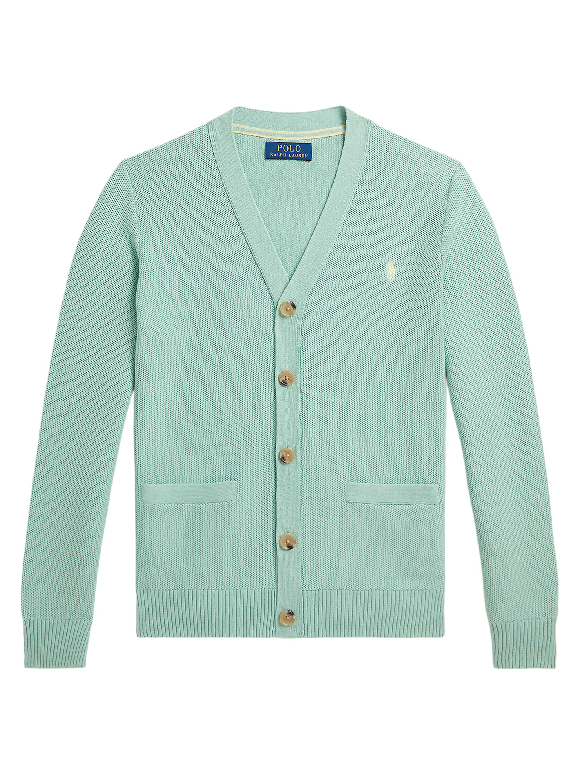 Polo Ralph Lauren Little Boy's & Boy's Mesh Cotton V-Neck Cardigan