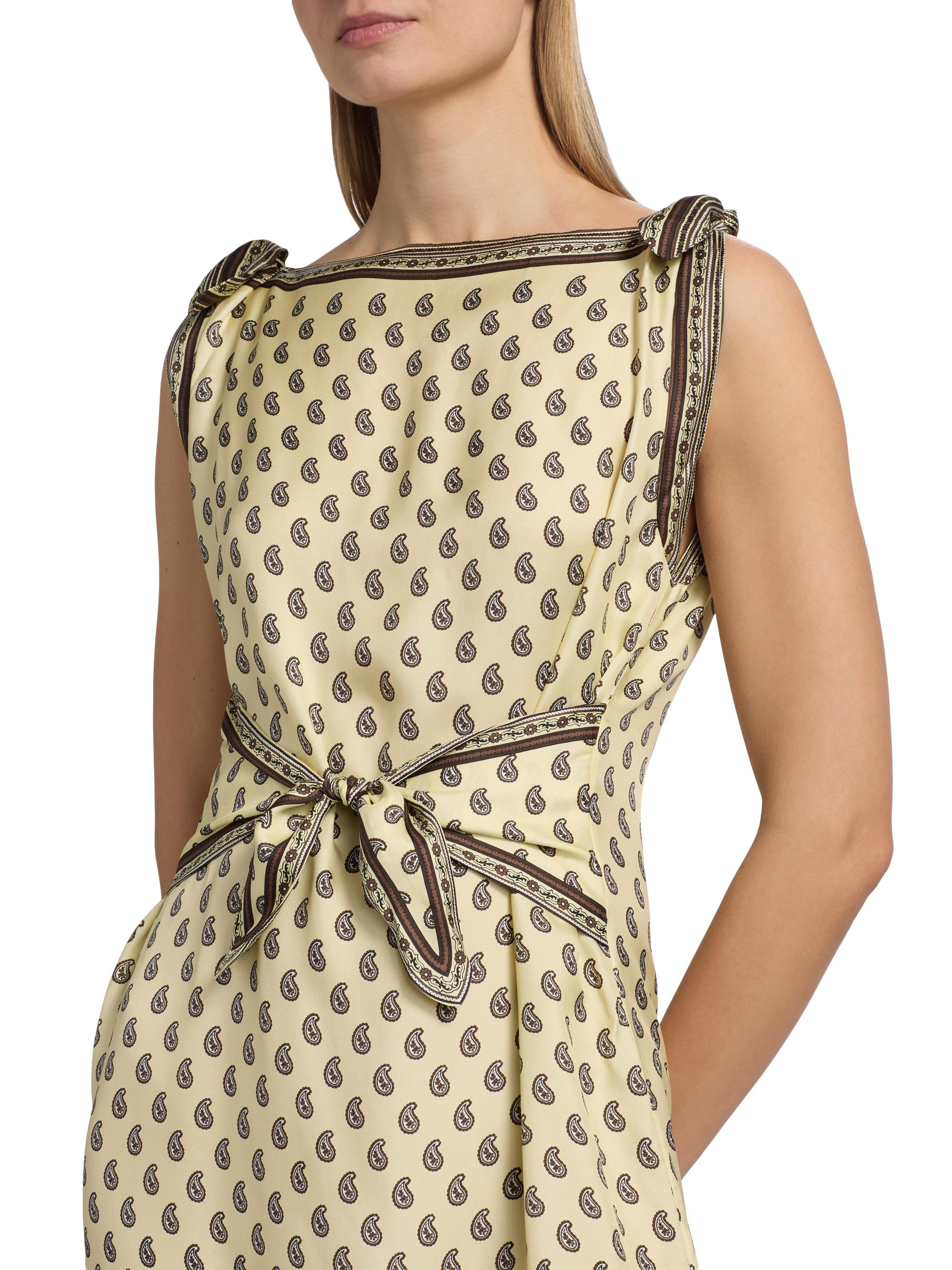 DEN Women's Amorette Dress, Sunlight Taormina Paisley | Size: Large | St. Bernard