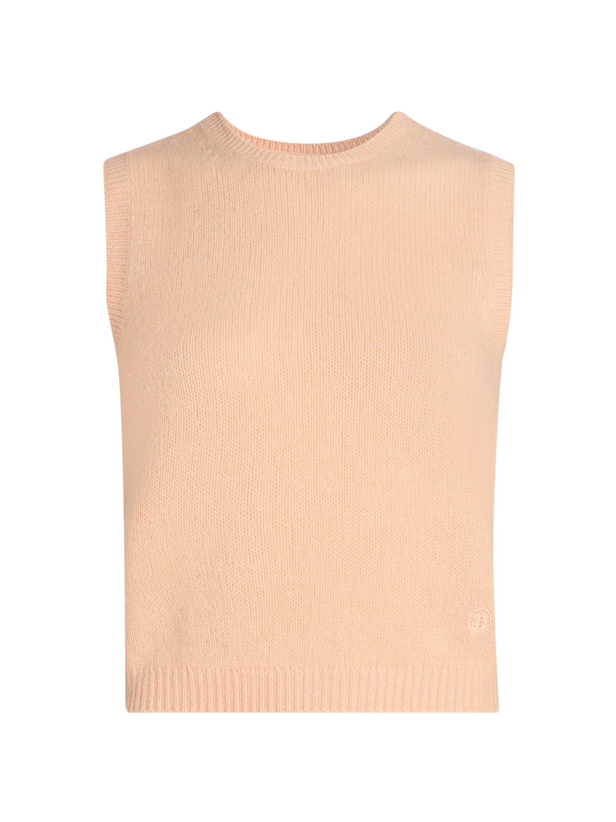 DÔEN Women's Winston Cashmere Vest - Light Peach Sorbet