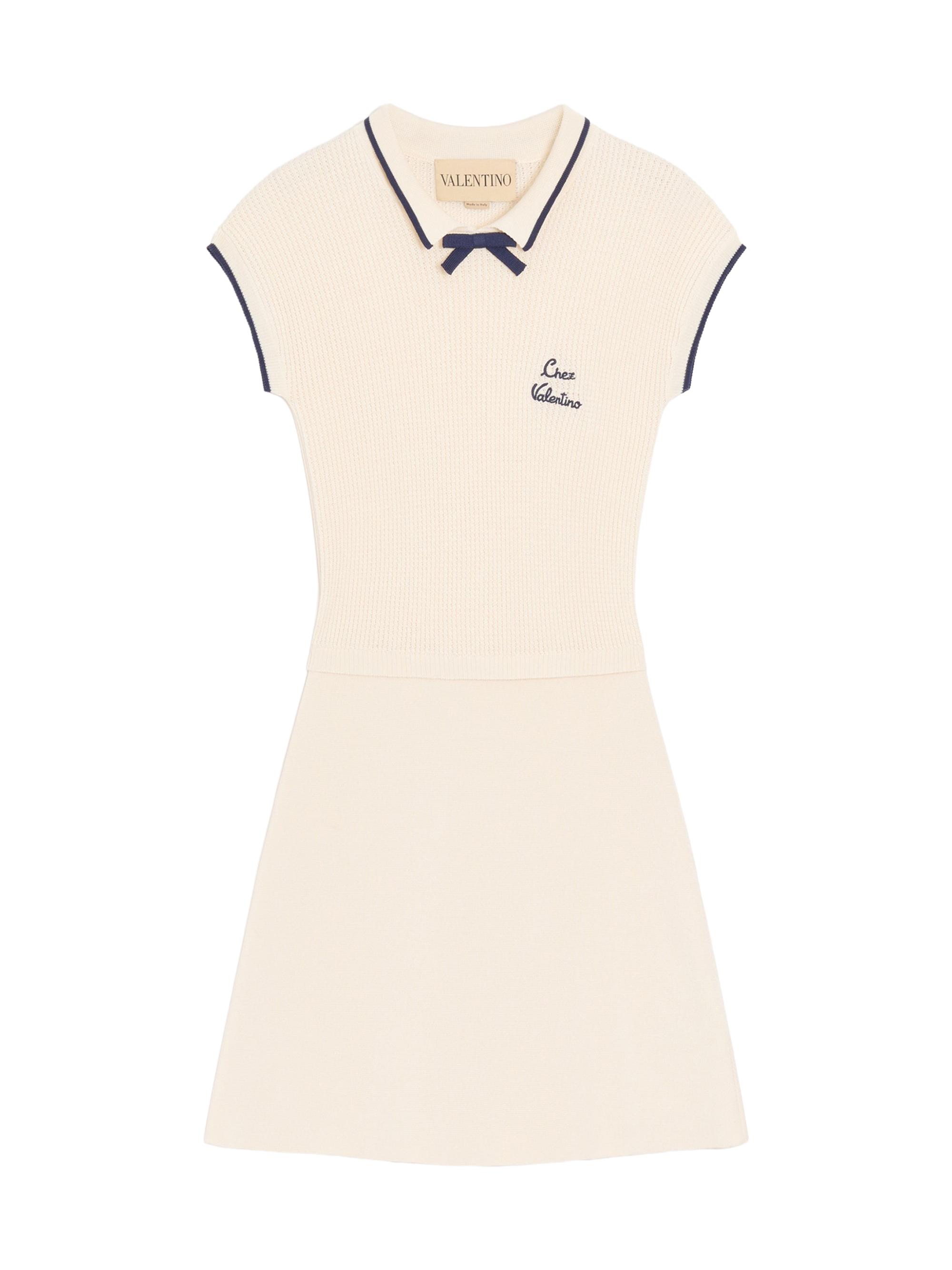 Valentino Garavani Women's Knitted Dress - Birch Provence Blue