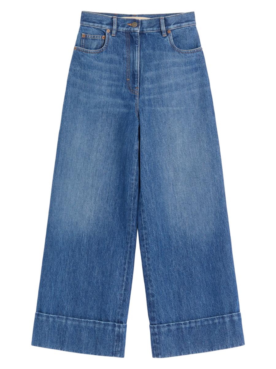 Valentino Women's Denim Jeans In Blue