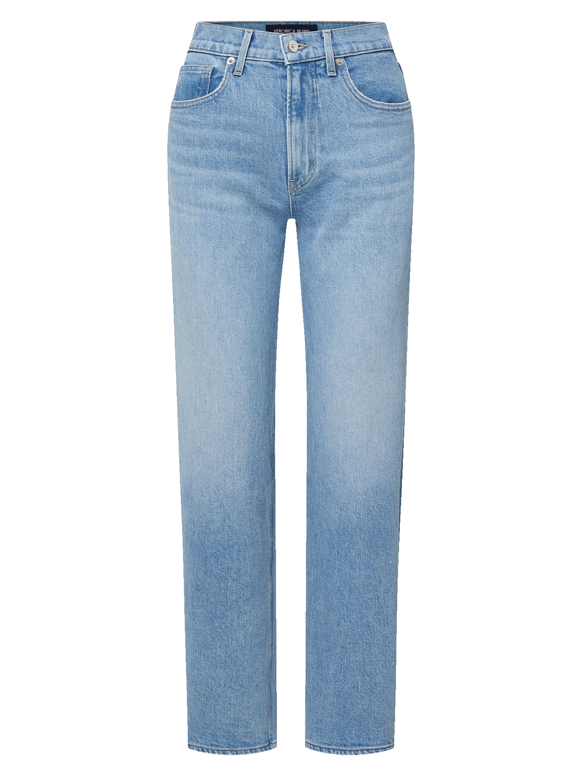 Veronica Beard Dylan Ankle High-Rise Straight Jeans | Saks Fifth