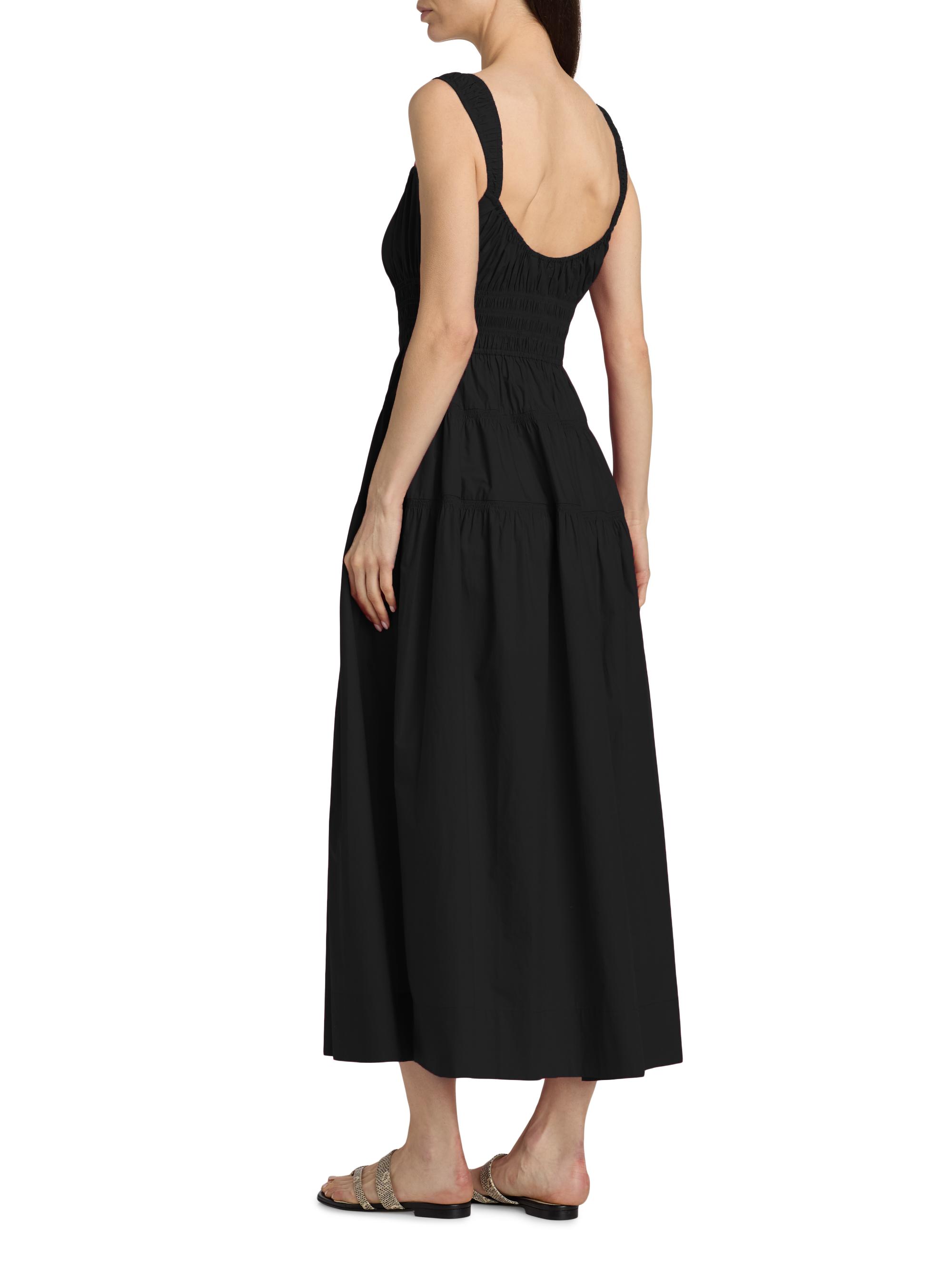 DEN Clover Cotton Fit & Flare Midi-Dress | Saks Fifth Avenue