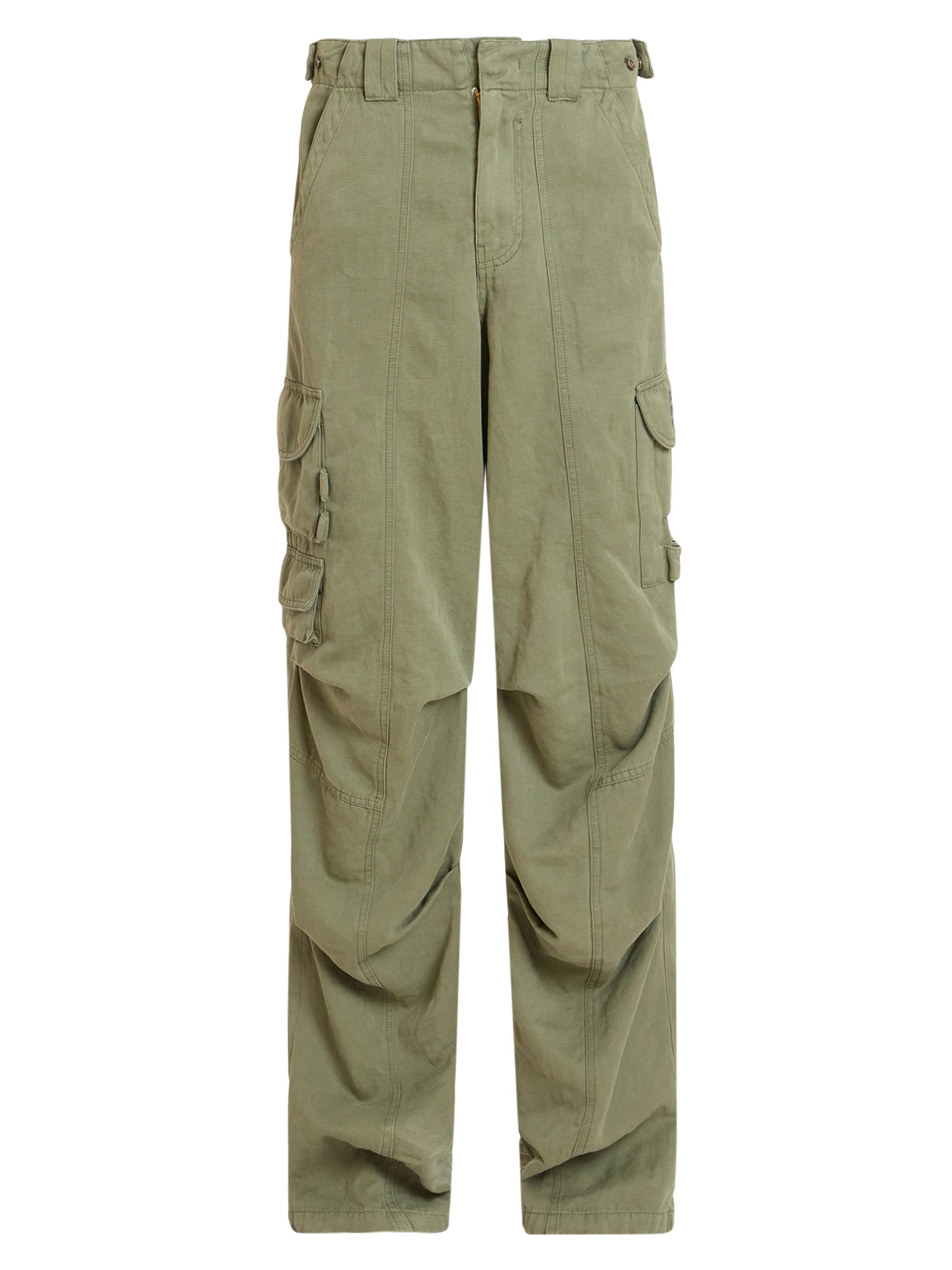 Balmain Men's Cotton Cargo Pants - Vert