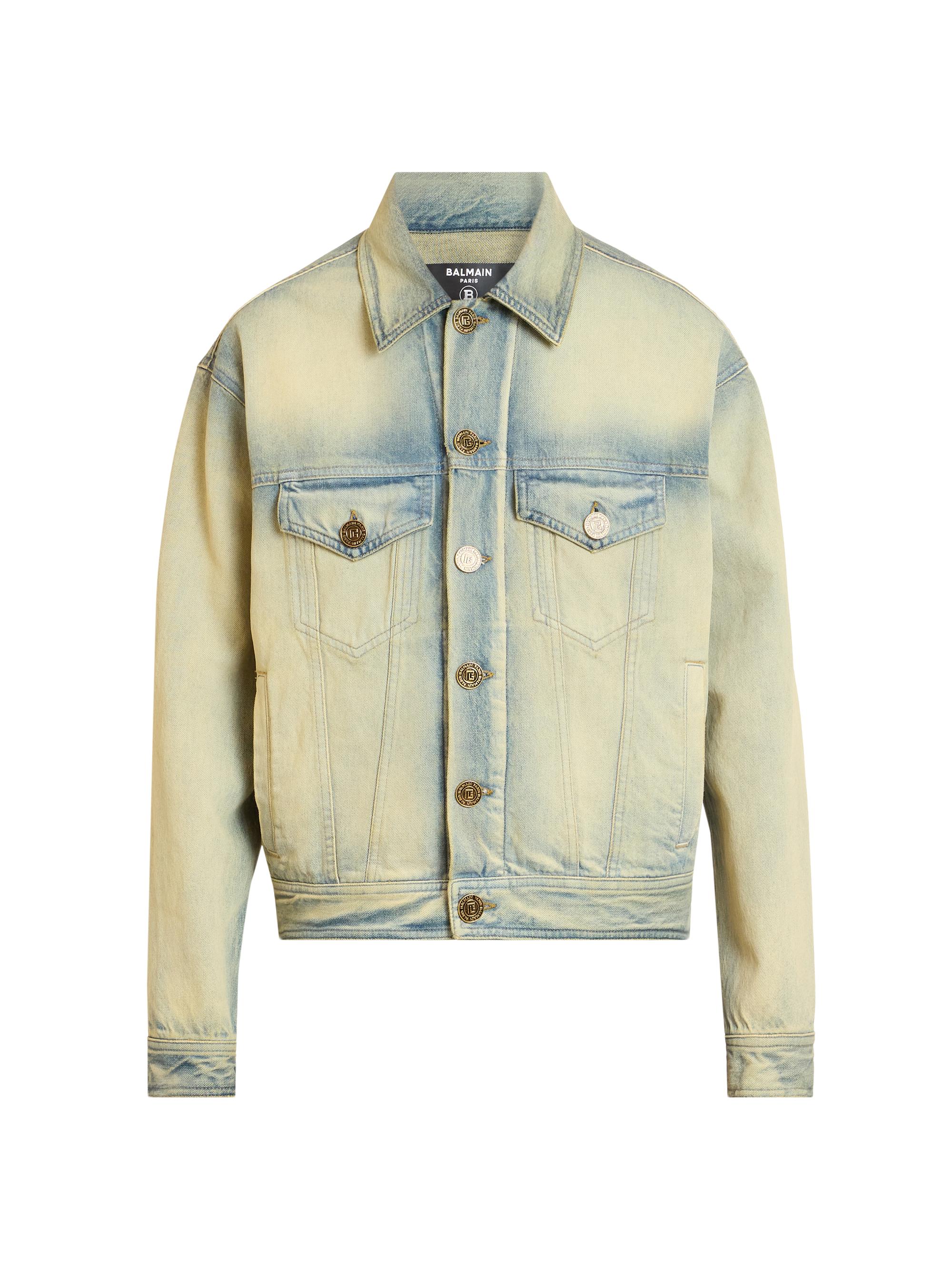 Balmain Men's Denim Relaxed Jacket - Blue Jean