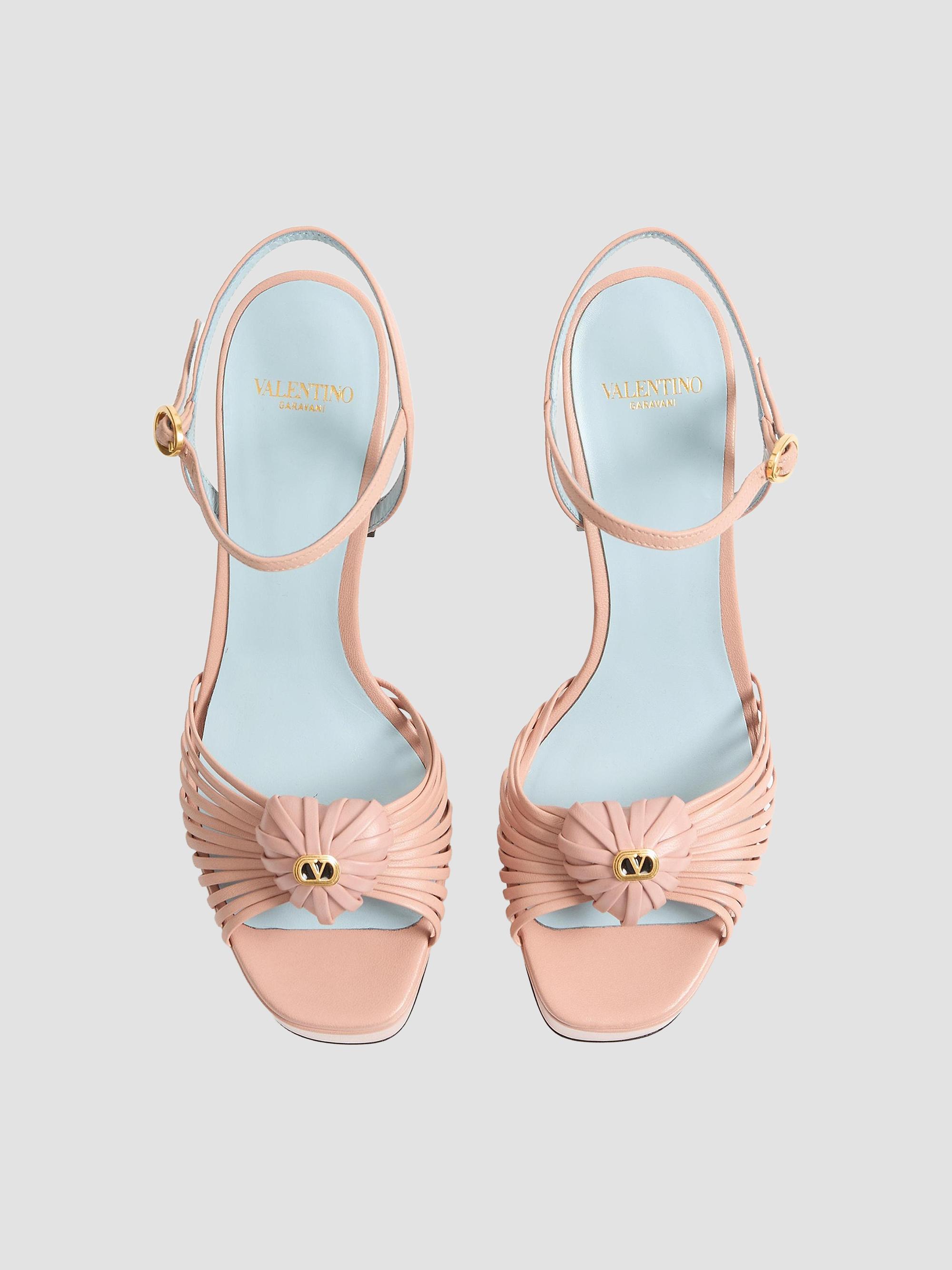 Valentino Garavani Sandal Royal 115MM Platform Sandals in Kidskin