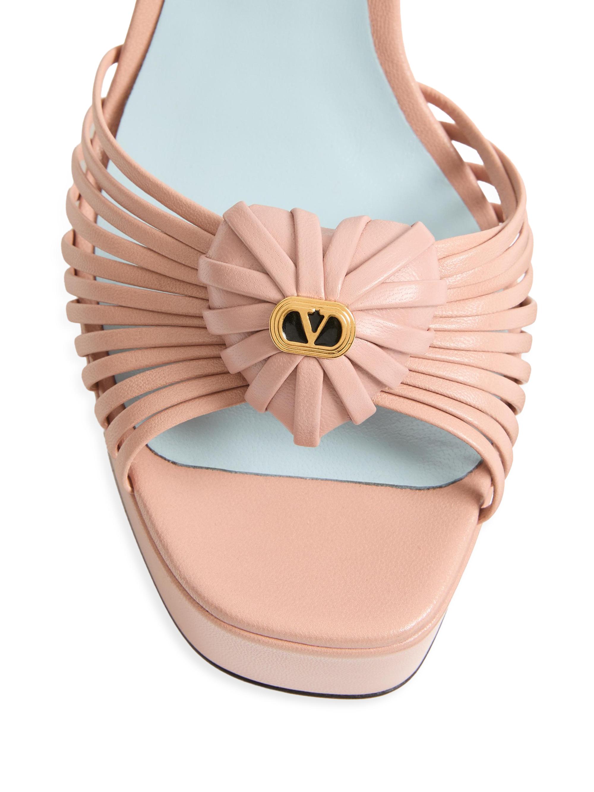 Valentino Garavani Sandal Royal 115MM Platform Sandals in Kidskin