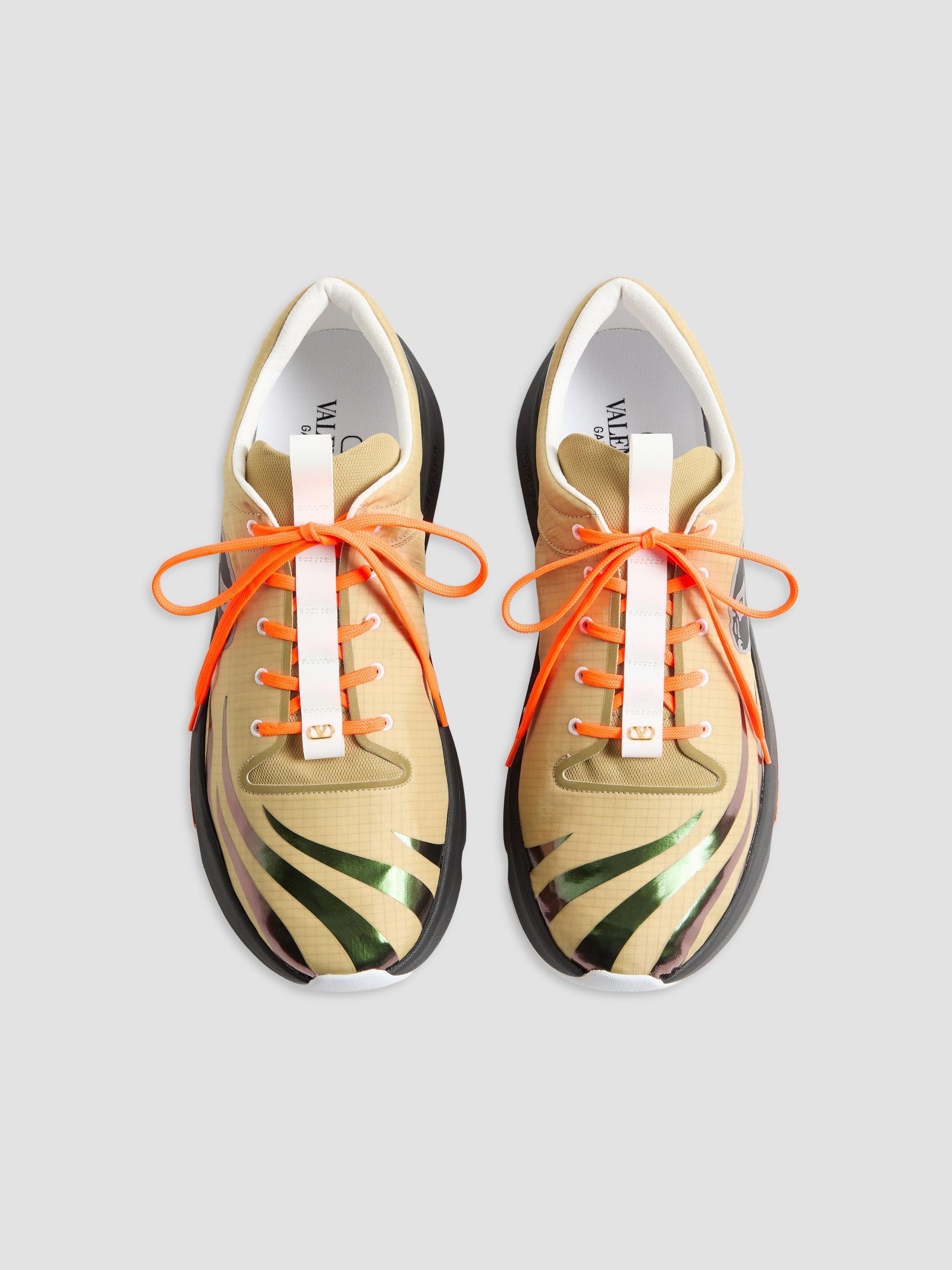 Valentino Garavani Panther Blaze Low-Top Sneakers in Ripstop