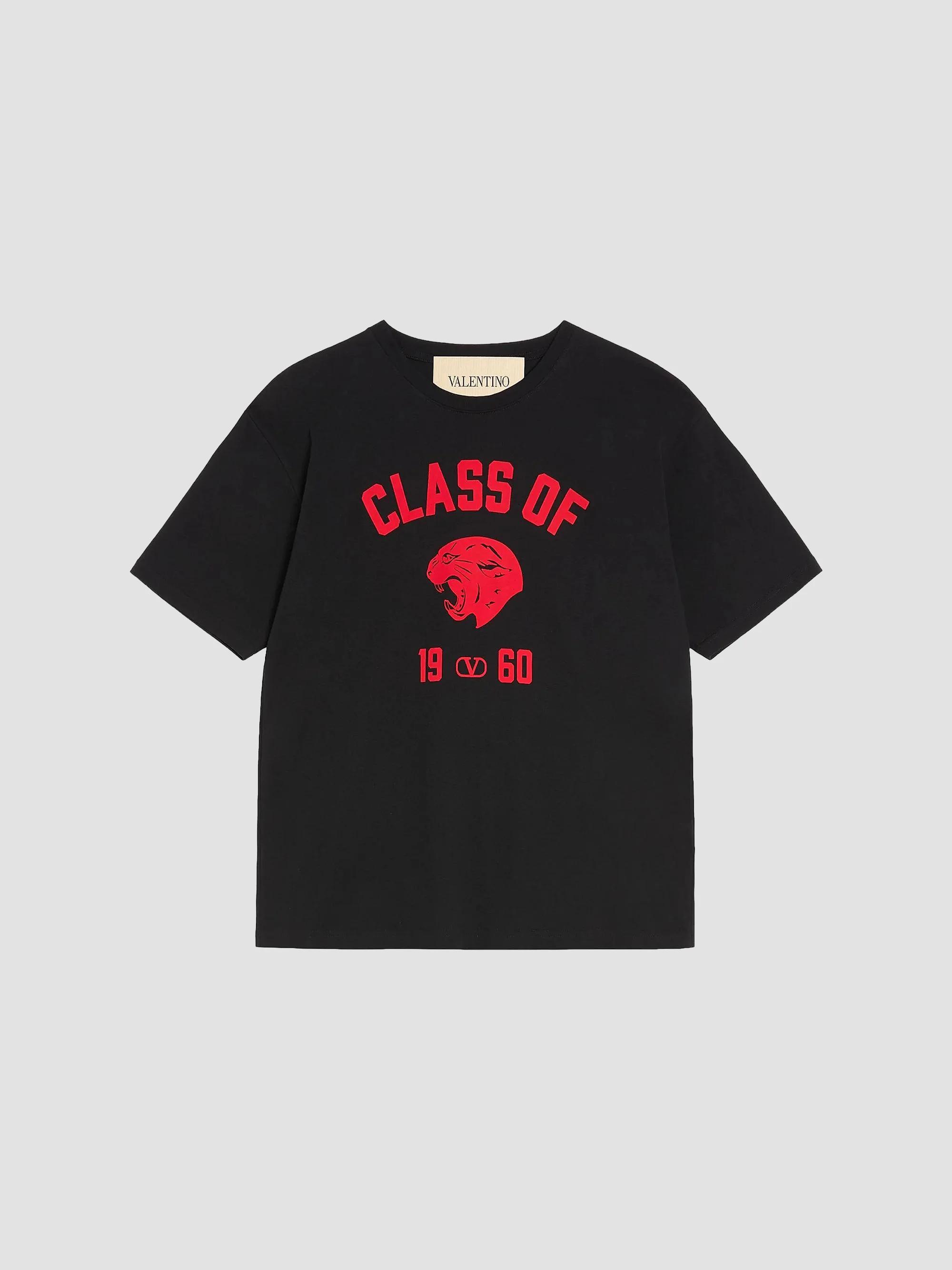 Valentino Garavani Cotton T-Shirt with Tailoring Label | Saks