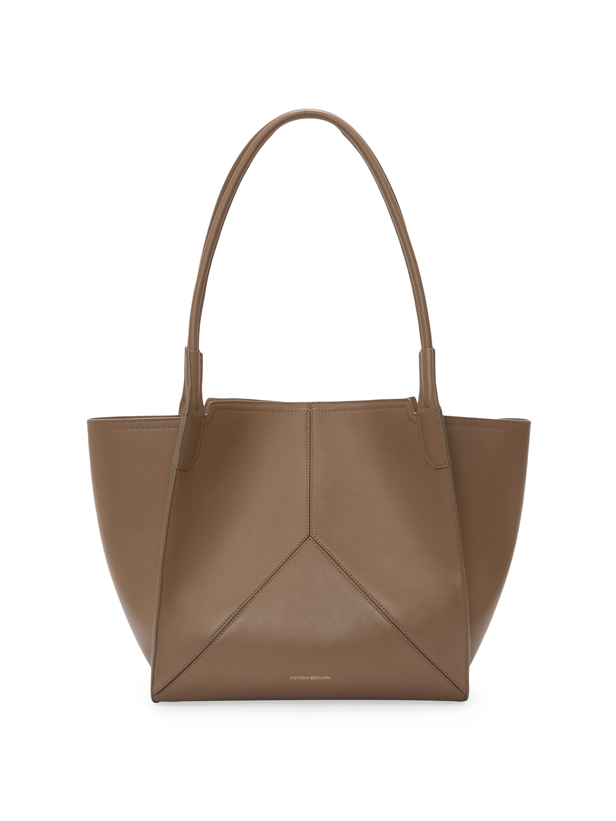 Victoria Beckham Women's Victoria Leather Tote Bag - Dove Grey