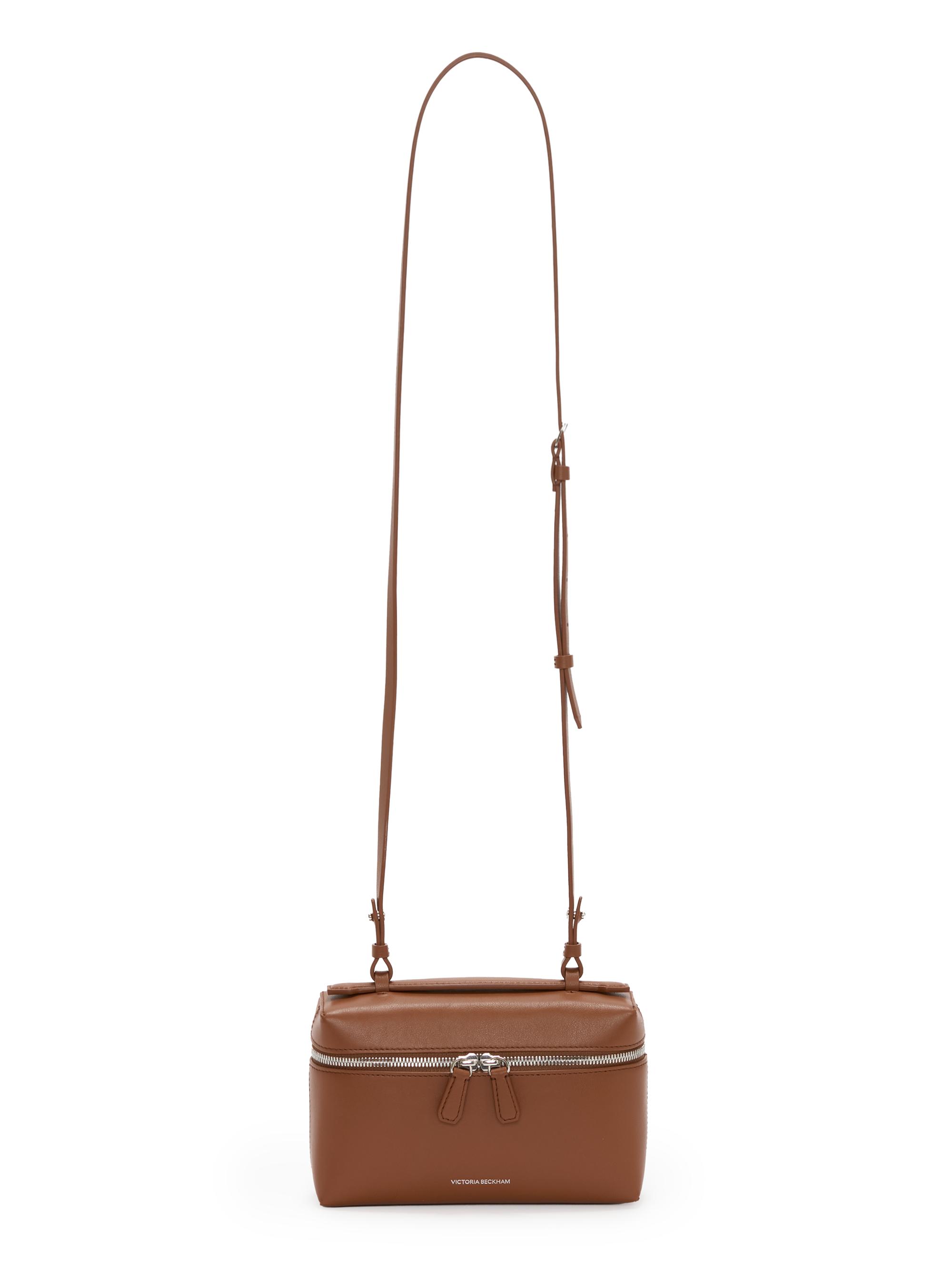 Victoria Beckham Women's Vanity Leather Crossbody Bag - Tan