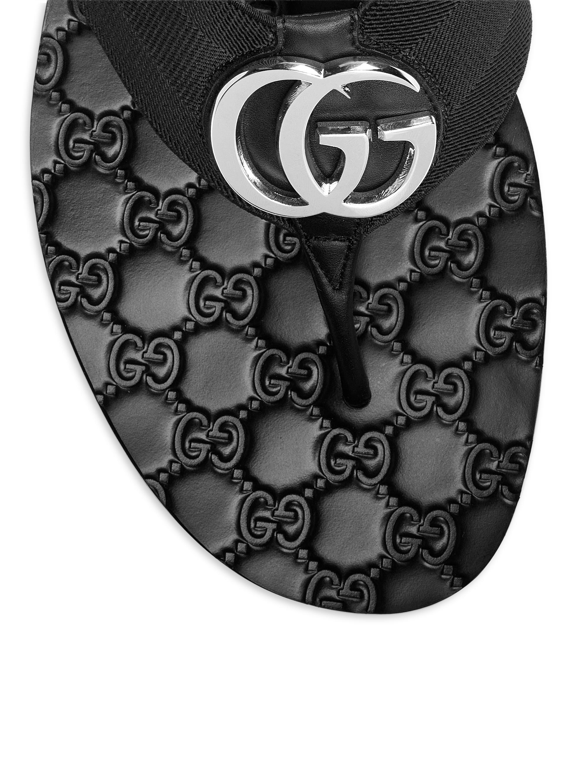 Gucci Riviera Logo Flip-Flops | Saks Fifth Avenue