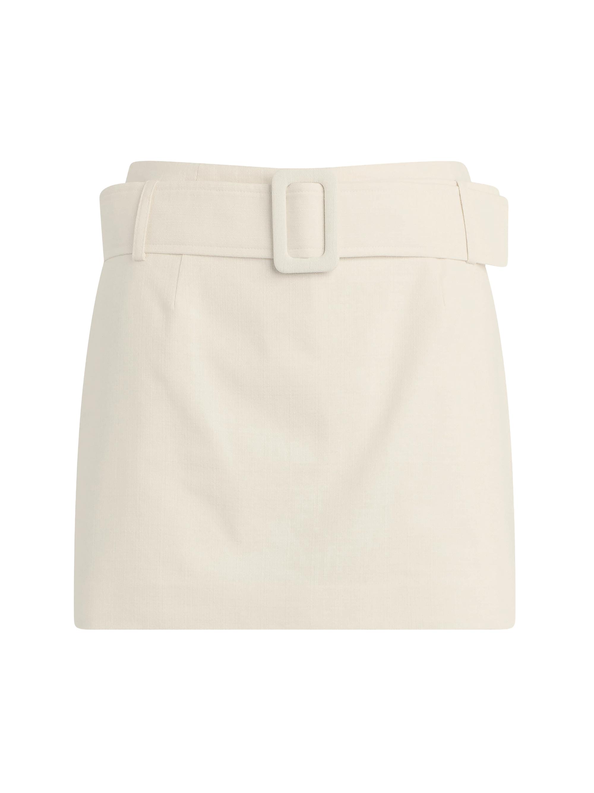 Favorite Daughter Women's The Farrah Cotton Miniskort - Cream