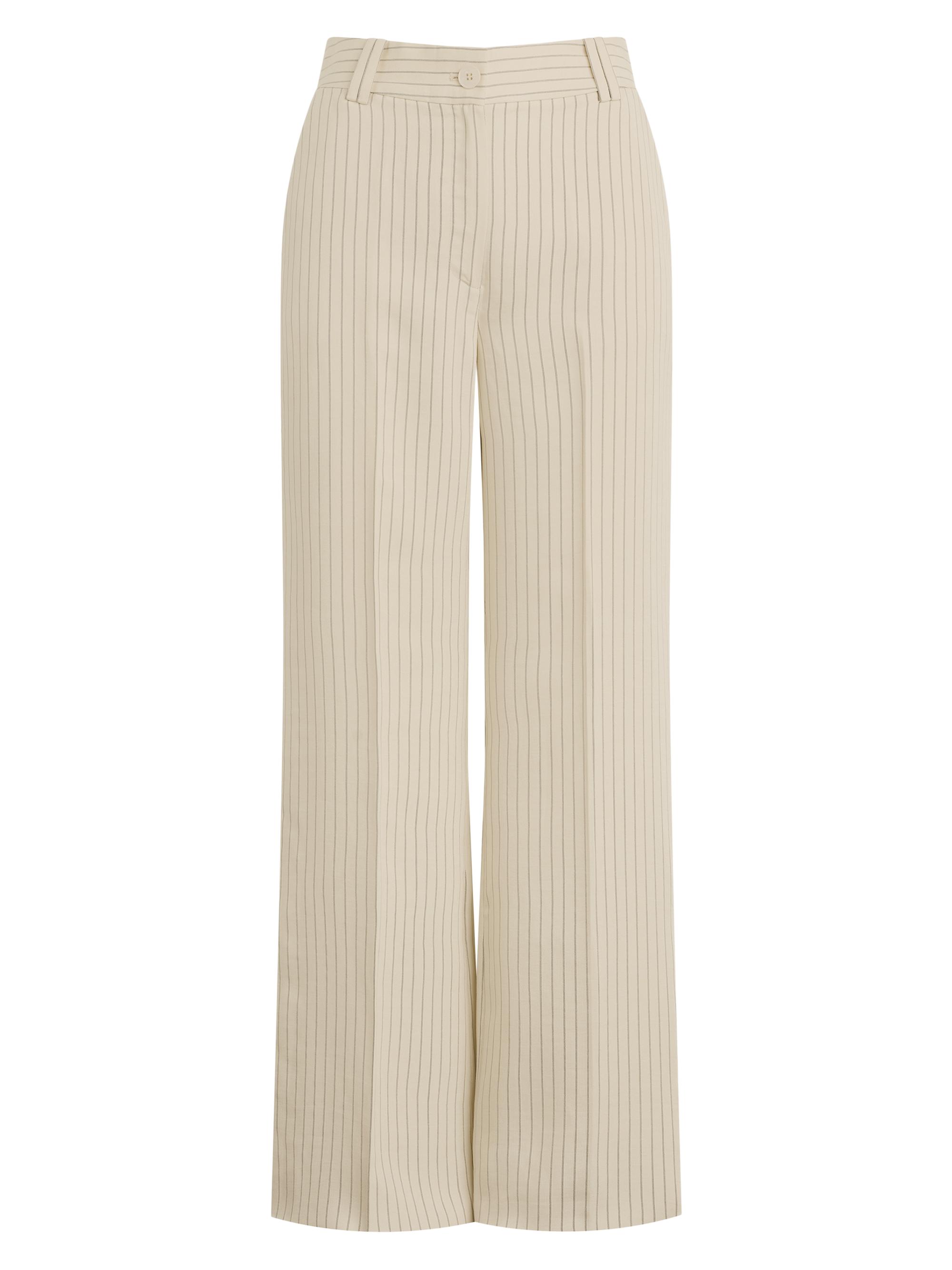 Favorite Daughter Women's The Fine Line Striped Wide-Leg Pants - Cream Pinstripe