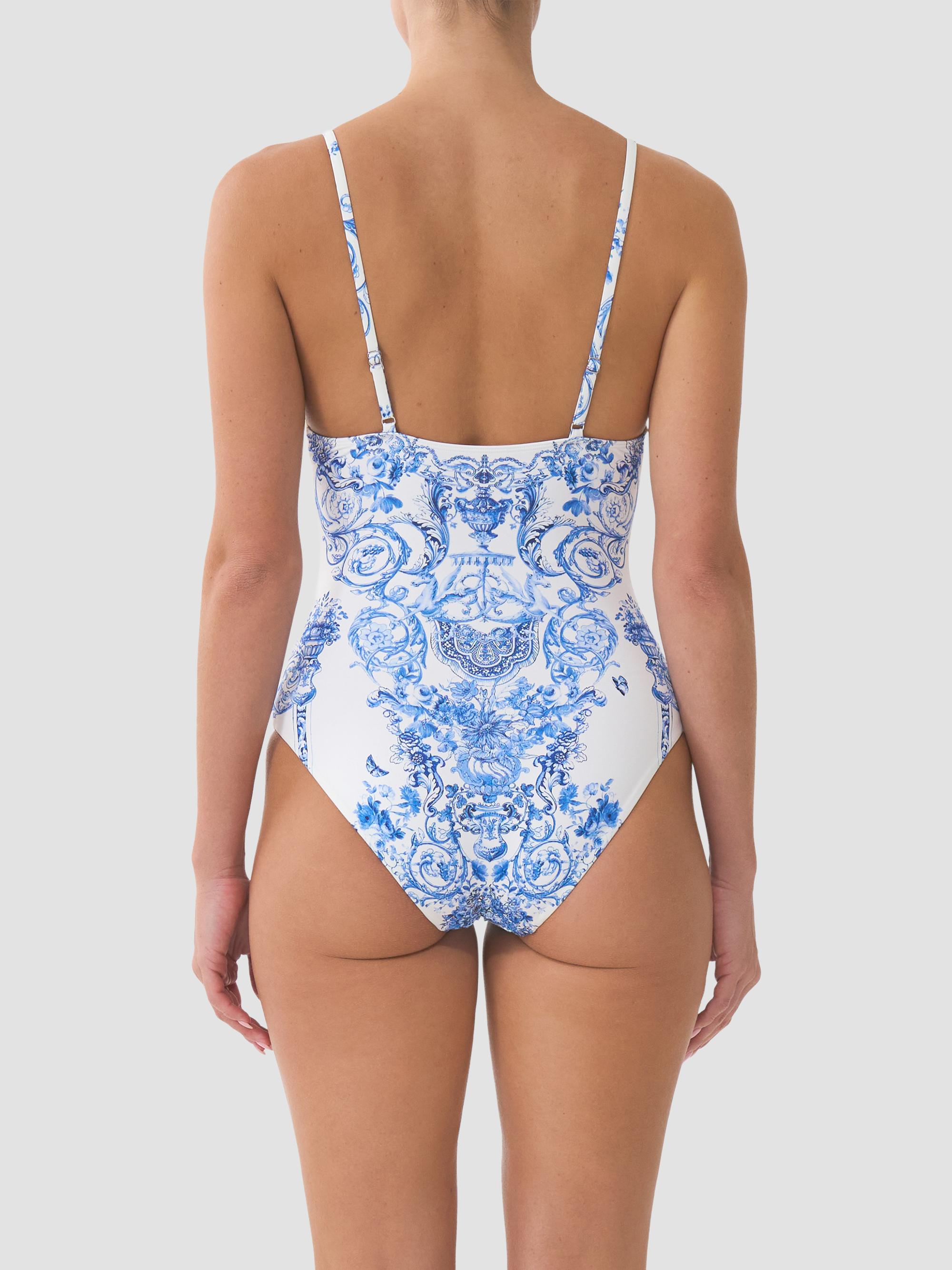 Hime valiem aobozu シルクスクリーン Camilla Ceramic Panoramic One-Piece Swimsuit | Saks Fifth Avenue