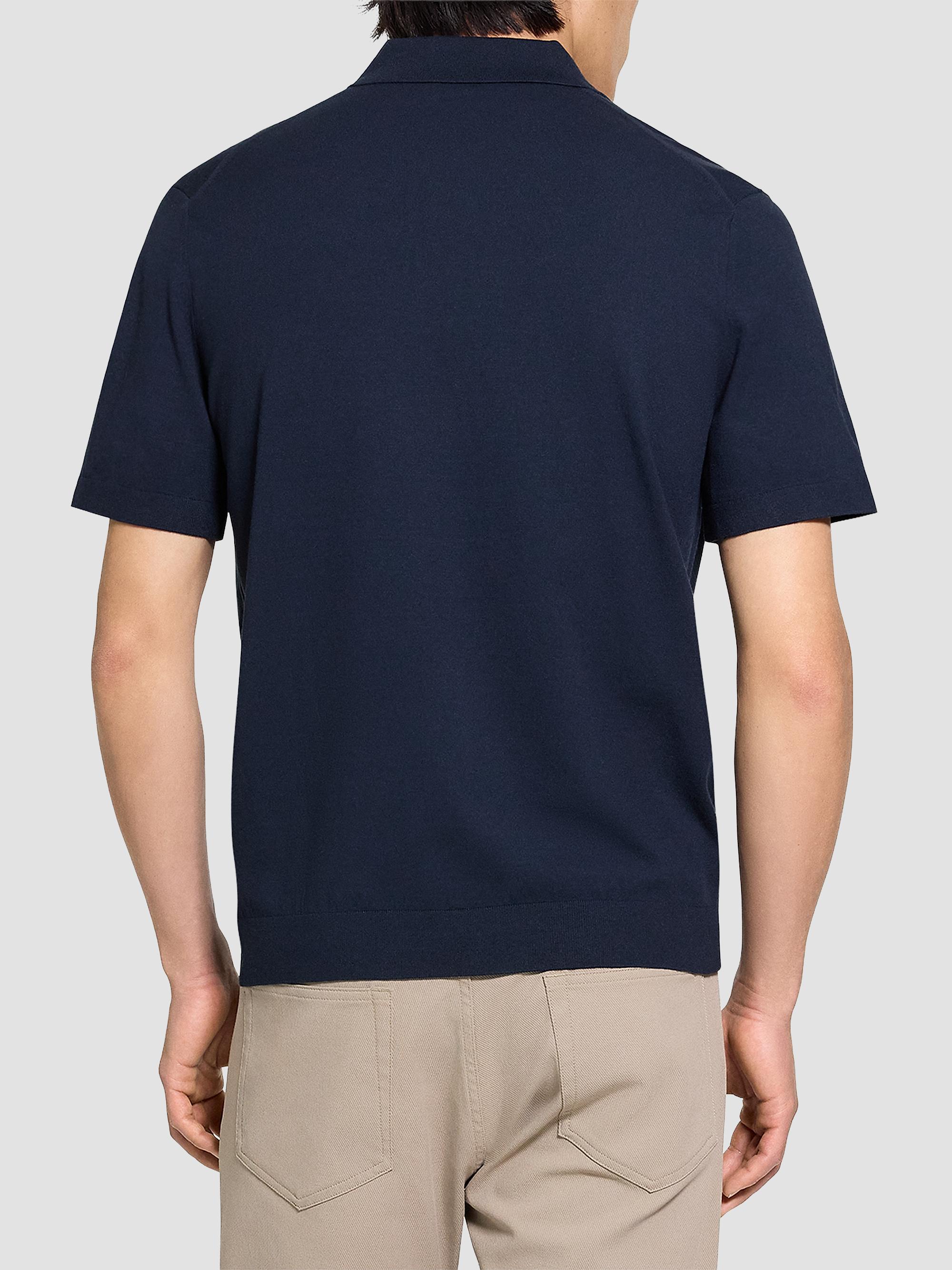 Theory Men's Soris Knit Polo Shirt - Dark Eclipse | Thumbnail 5