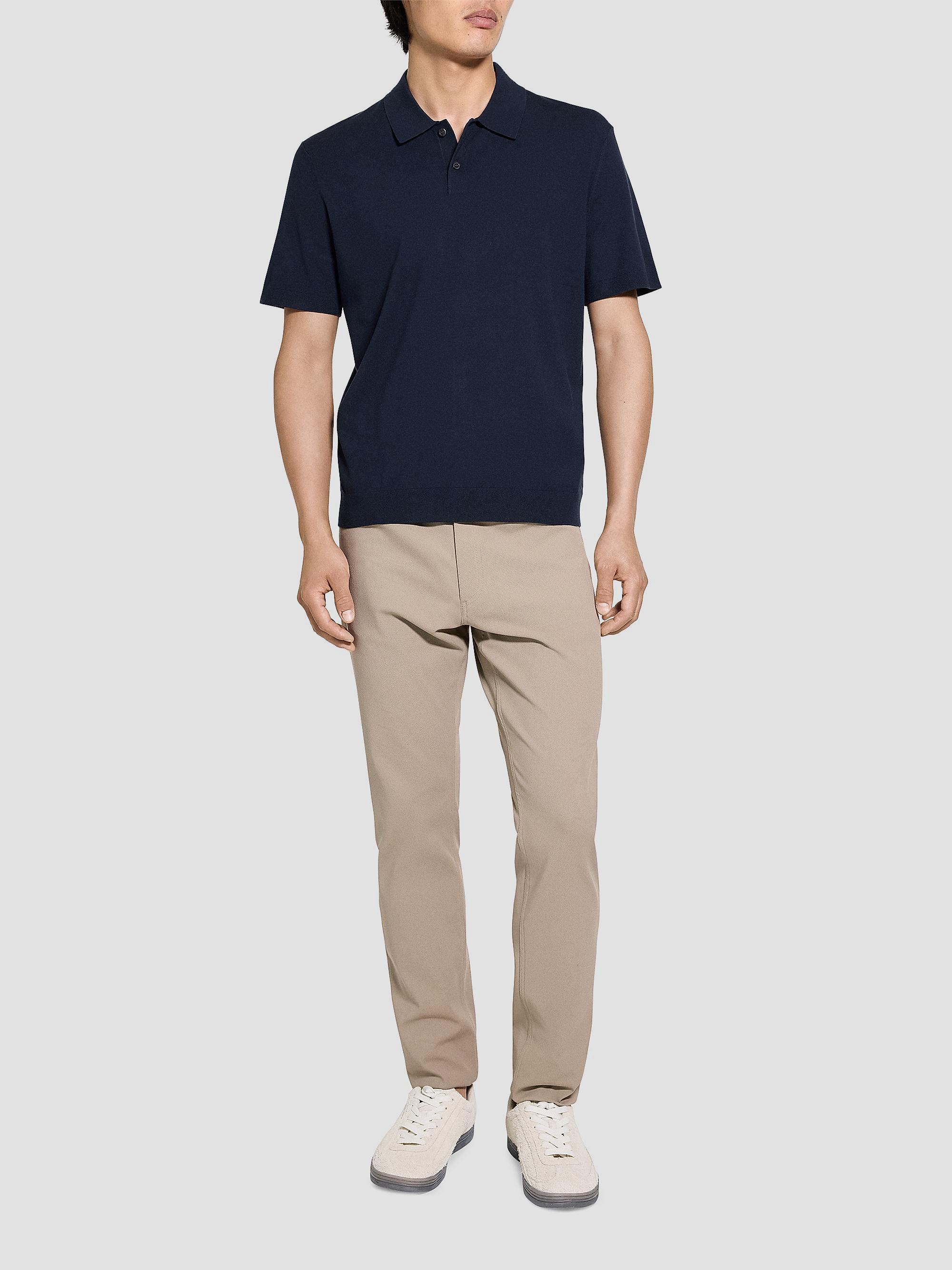 Theory Men's Soris Knit Polo Shirt - Dark Eclipse | Thumbnail 2
